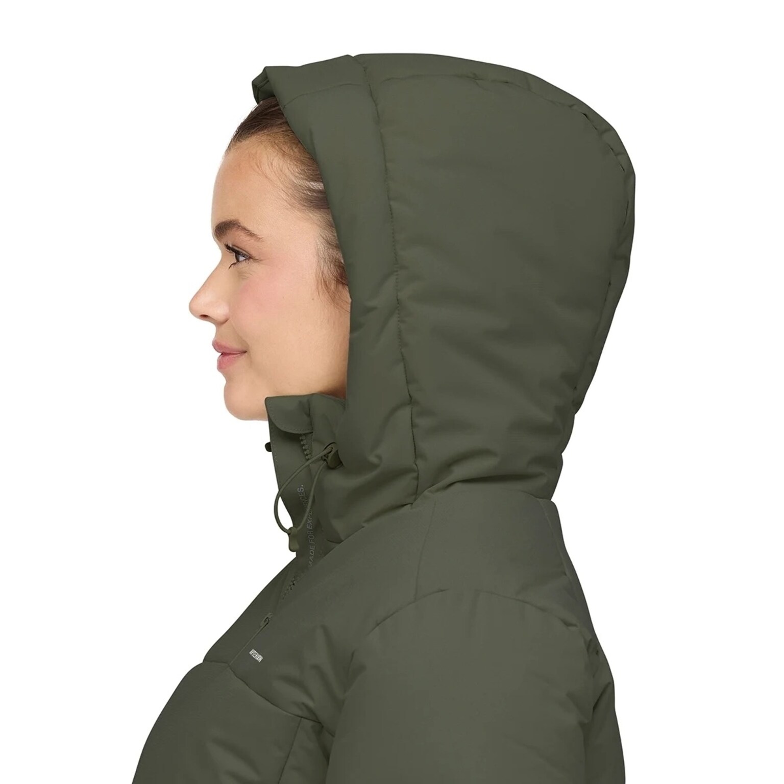 Short Winter Puffer Jacket, Short Winter Puffer Jacket Olive Olive, Bild 5 von 8