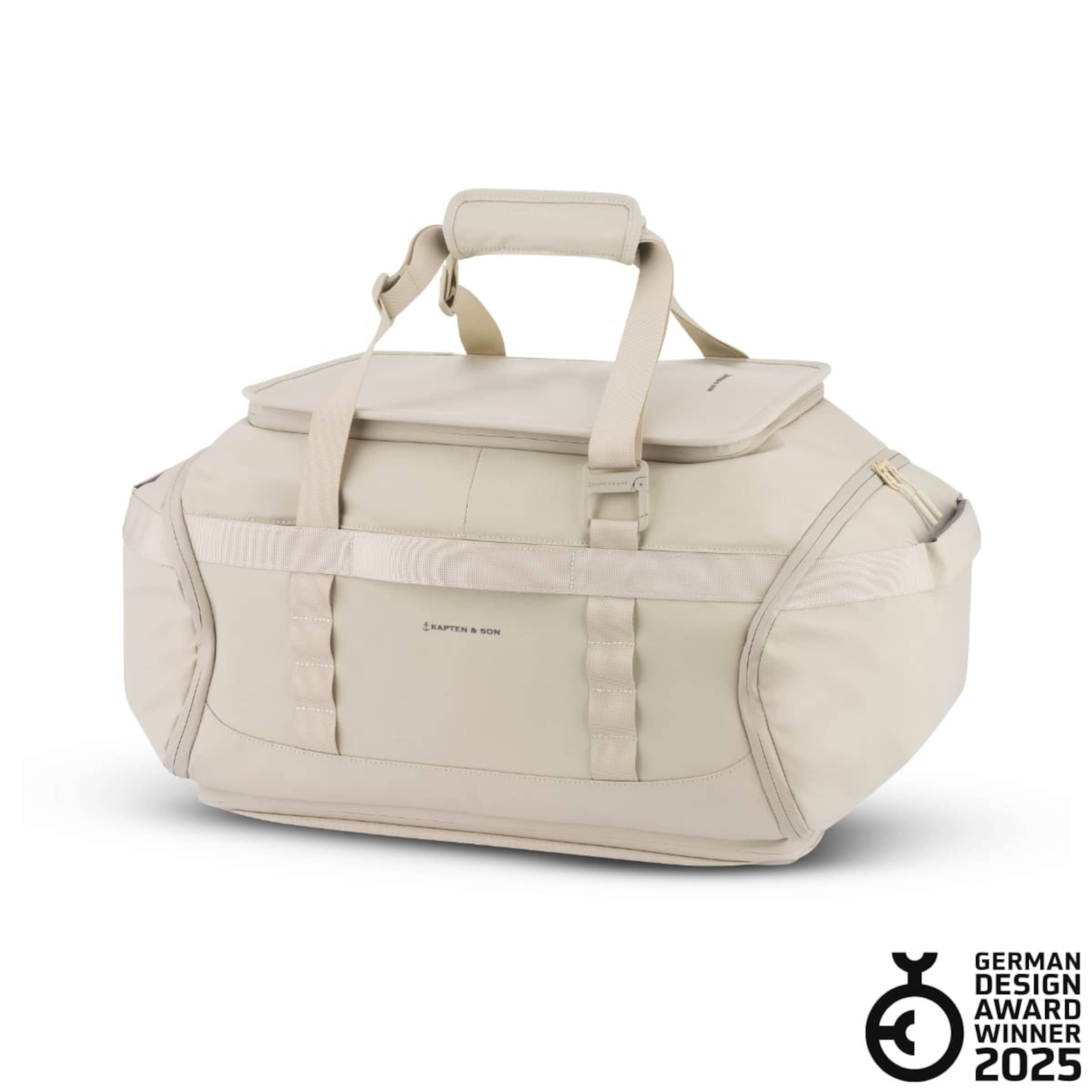 Lisbon Duffle Backpack Medium Sandstone – Sacs à dos | Kapte | Kapten & Son