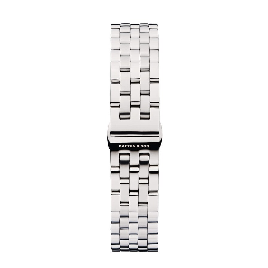 Bandjes, Steel Strap Silver, Zilver, Afbeelding 1 van 1