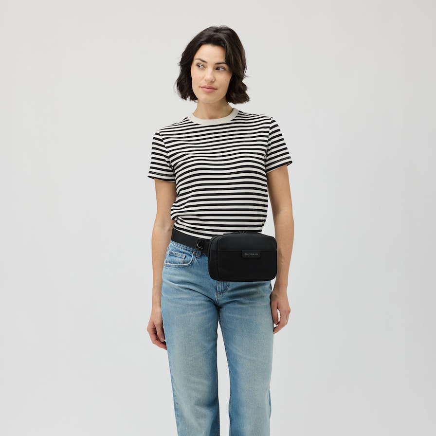 Bergen Pro Crossbody, Bergen Pro Crossbody All Black, Zwart, Afbeelding 3 van 11