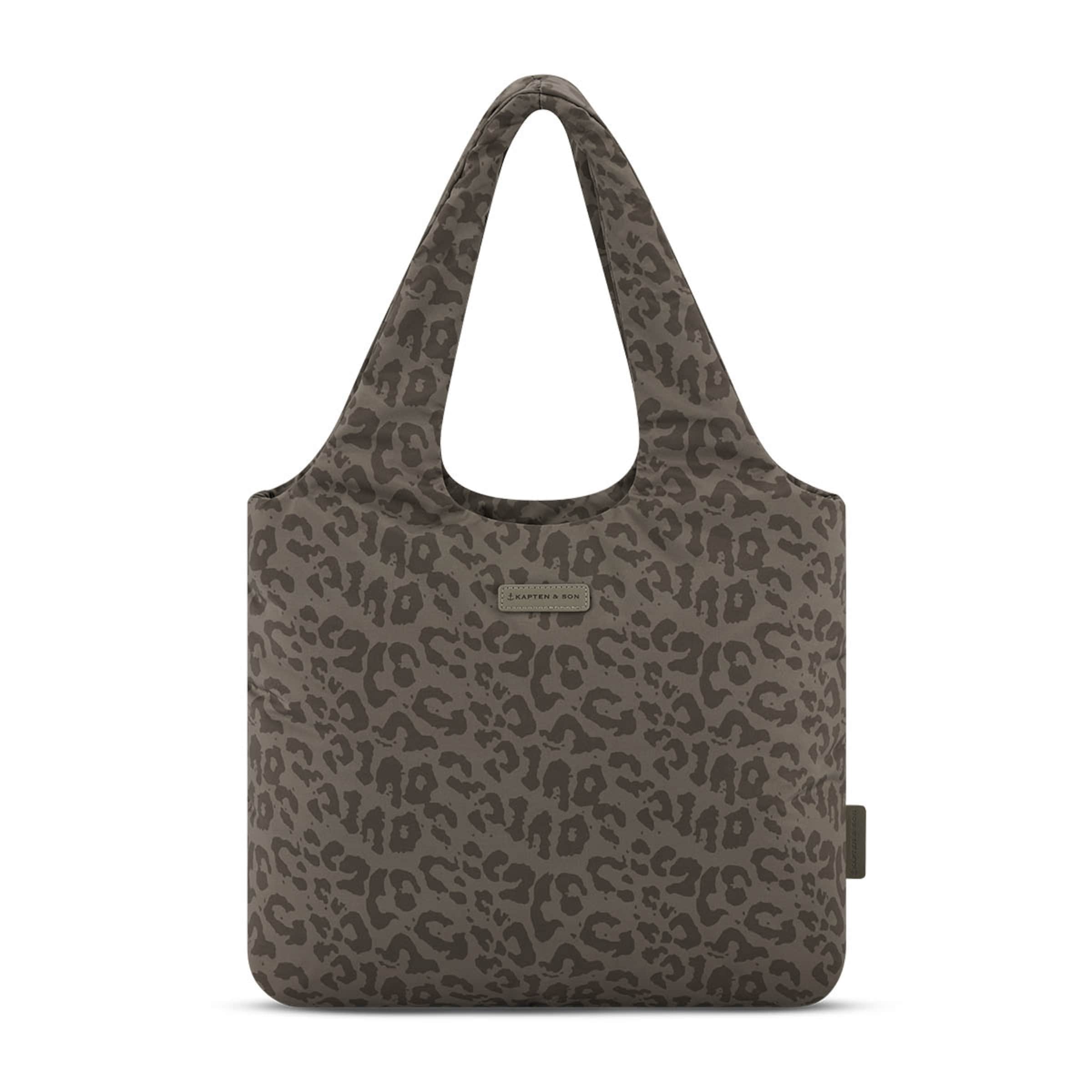 Skara Cloud Shopper Leo Dark Brown