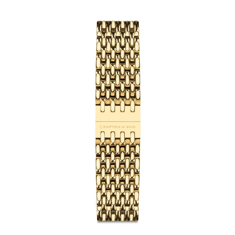 Woven Steel Strap Gold
