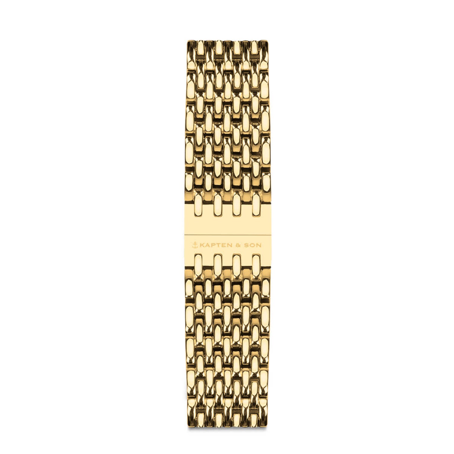 Bandjes, Woven Steel Strap Gold, Goud, Afbeelding 1 van 1