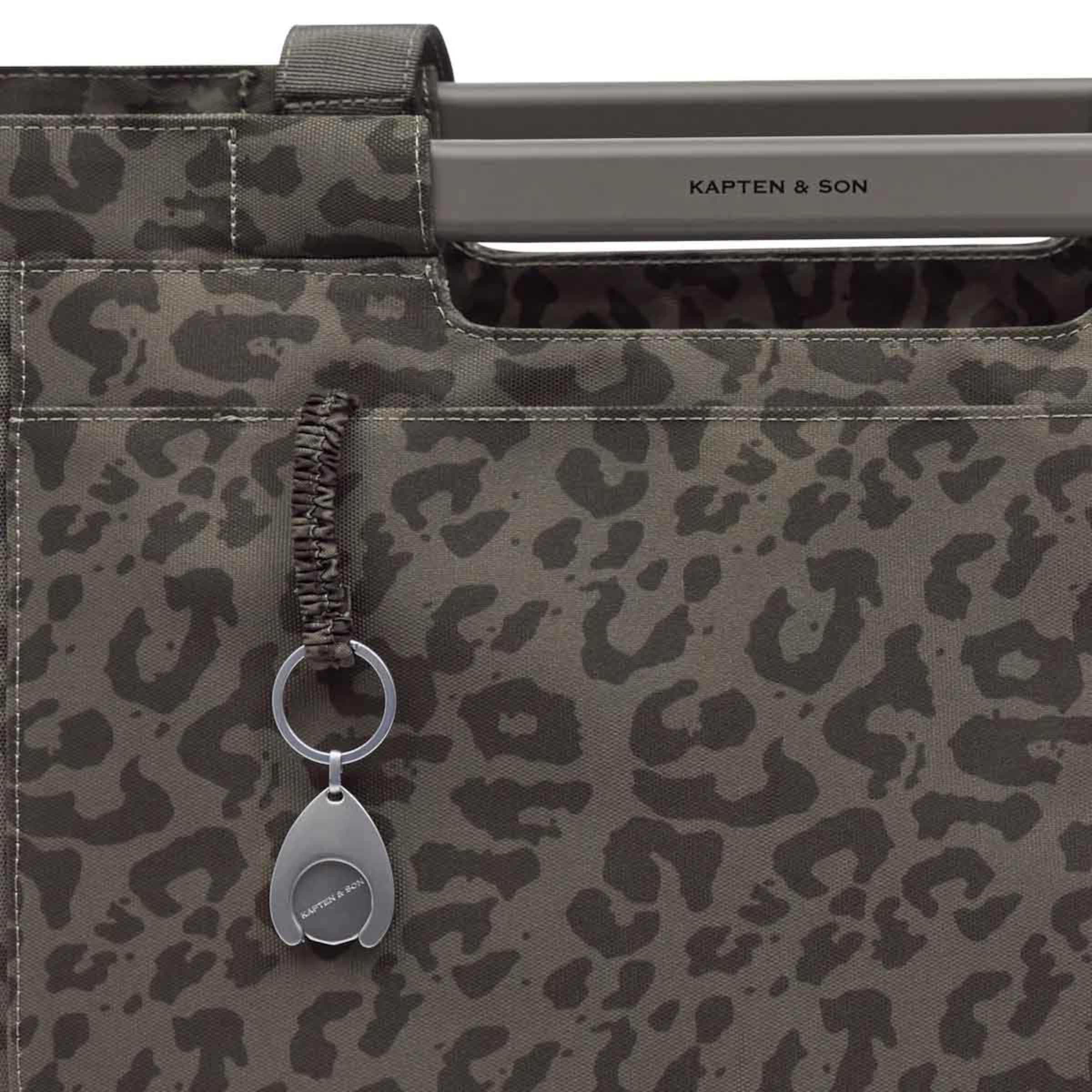 Vaasa Shopping Basket Leo Dark Brown