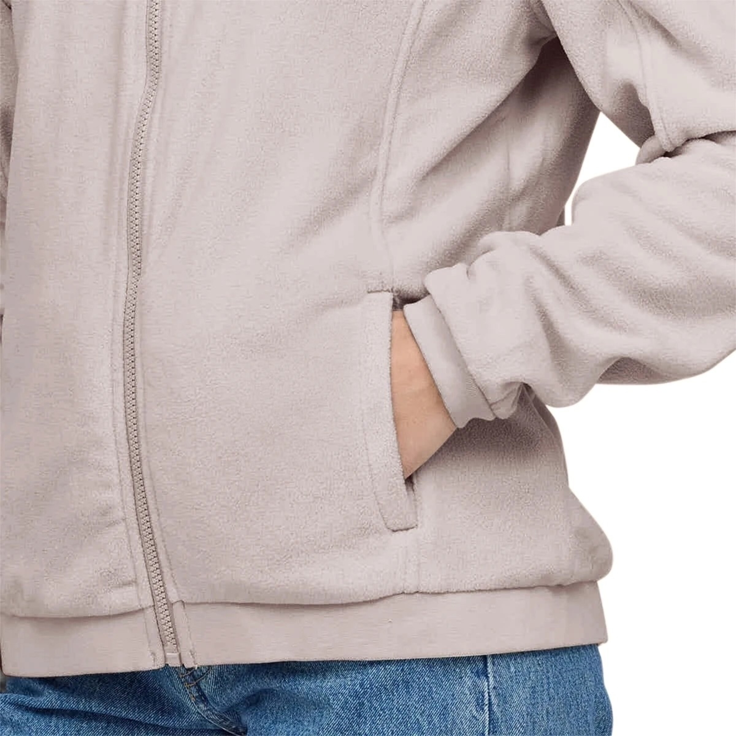Light Fleece Jacket Muted Rose