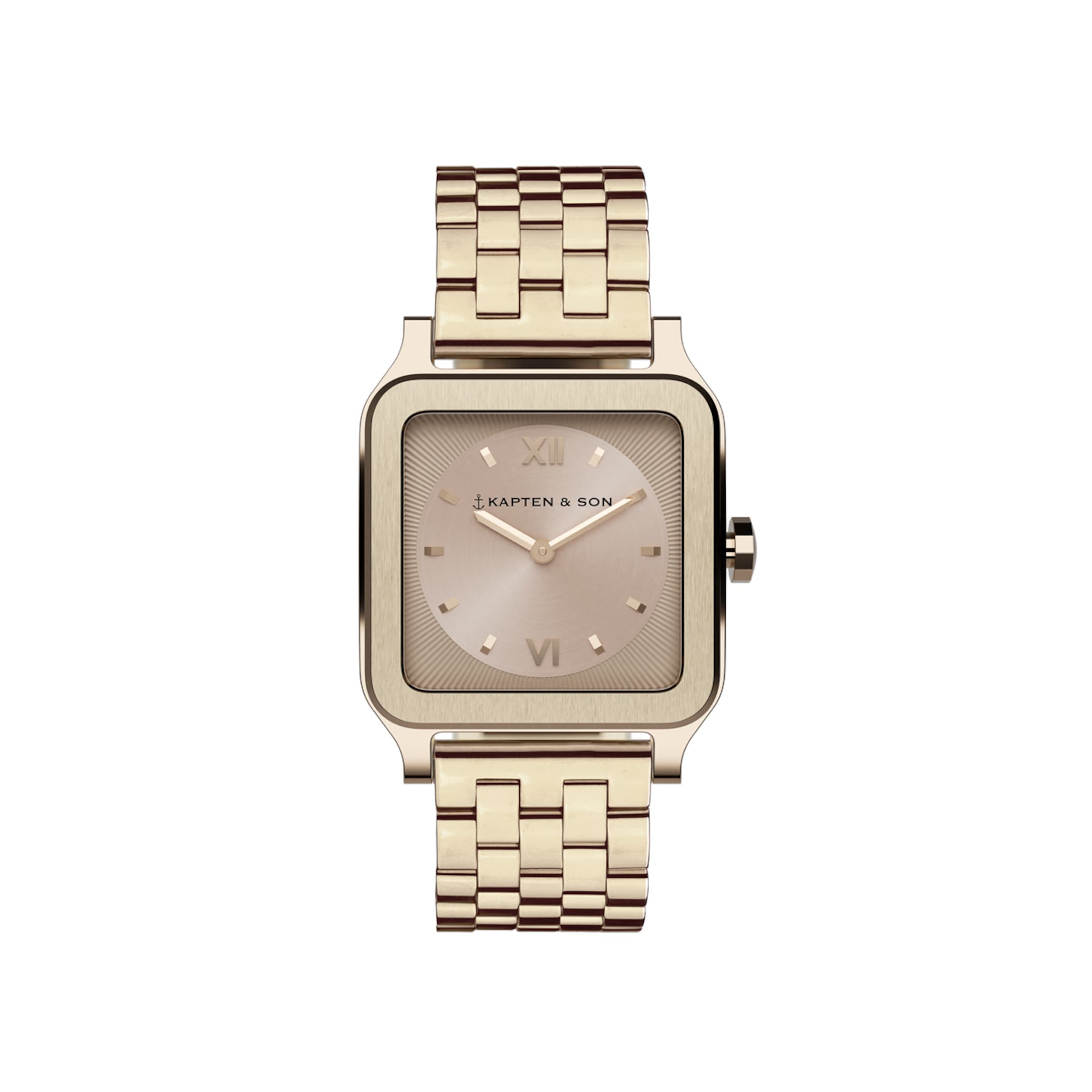 Tresor Light Gold Cream Steel Horloges Sieraden Kapten Son