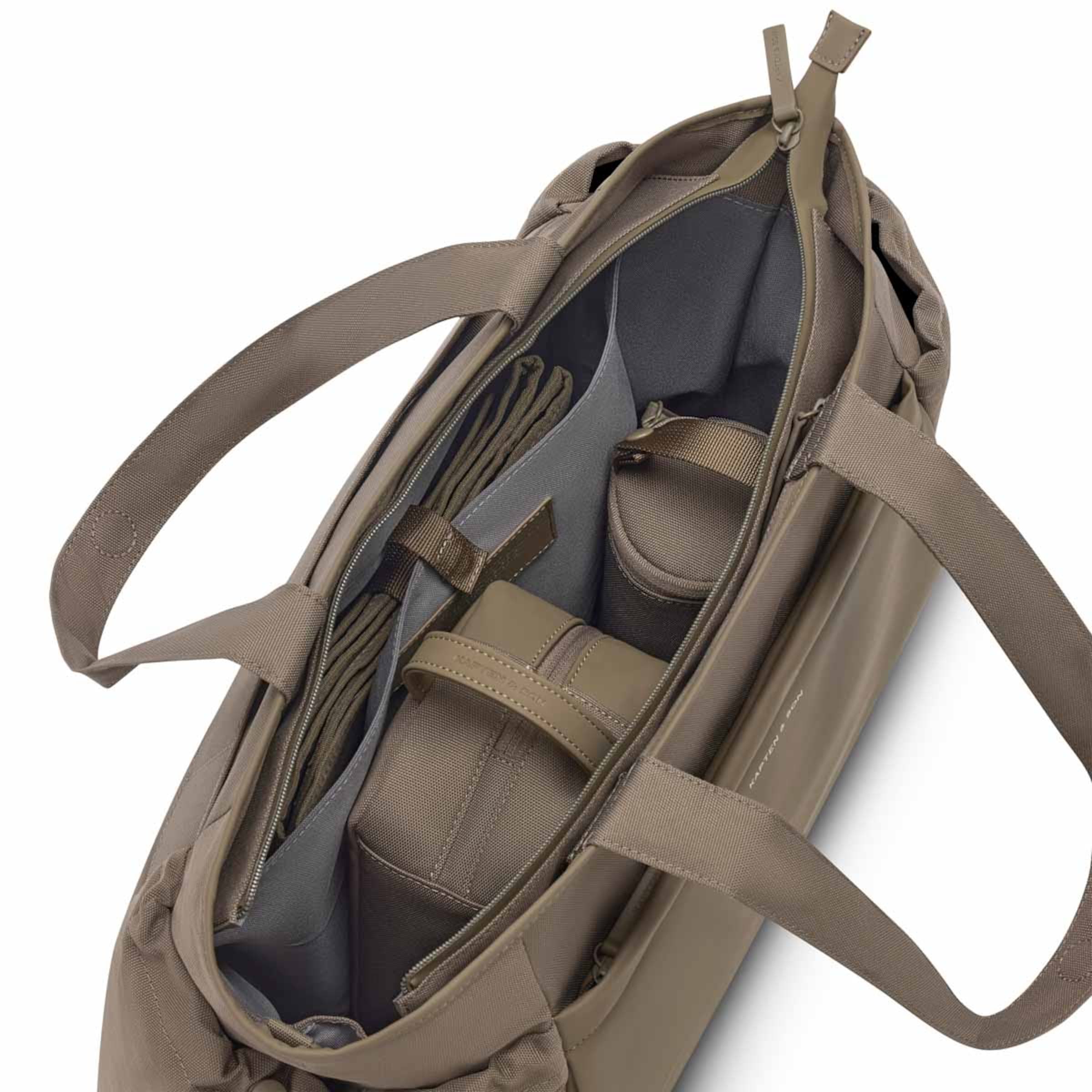 Hellvi Large Diaper Bag Set Walnut