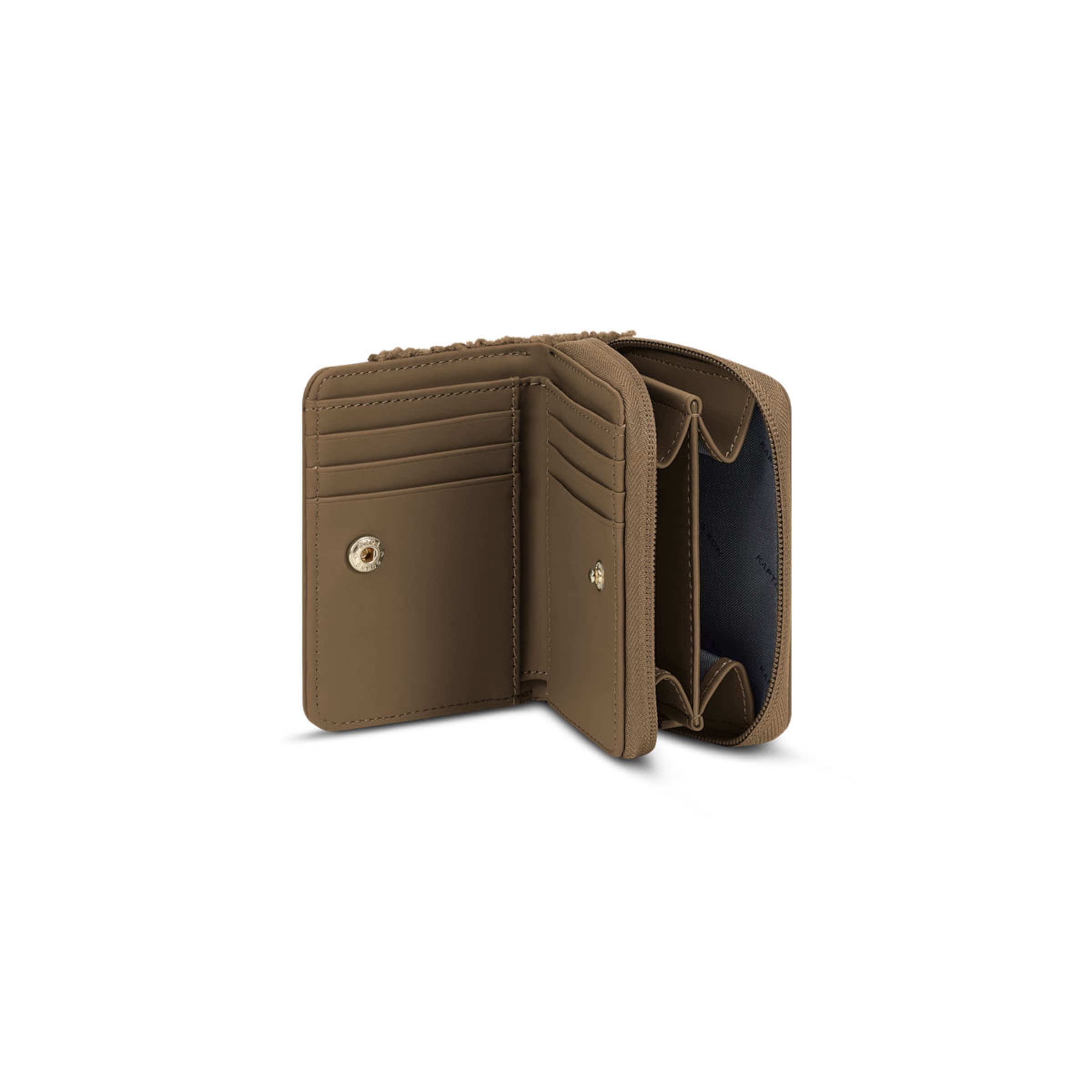 Bergen Pro Wallet Small Fleece Mocha Brown