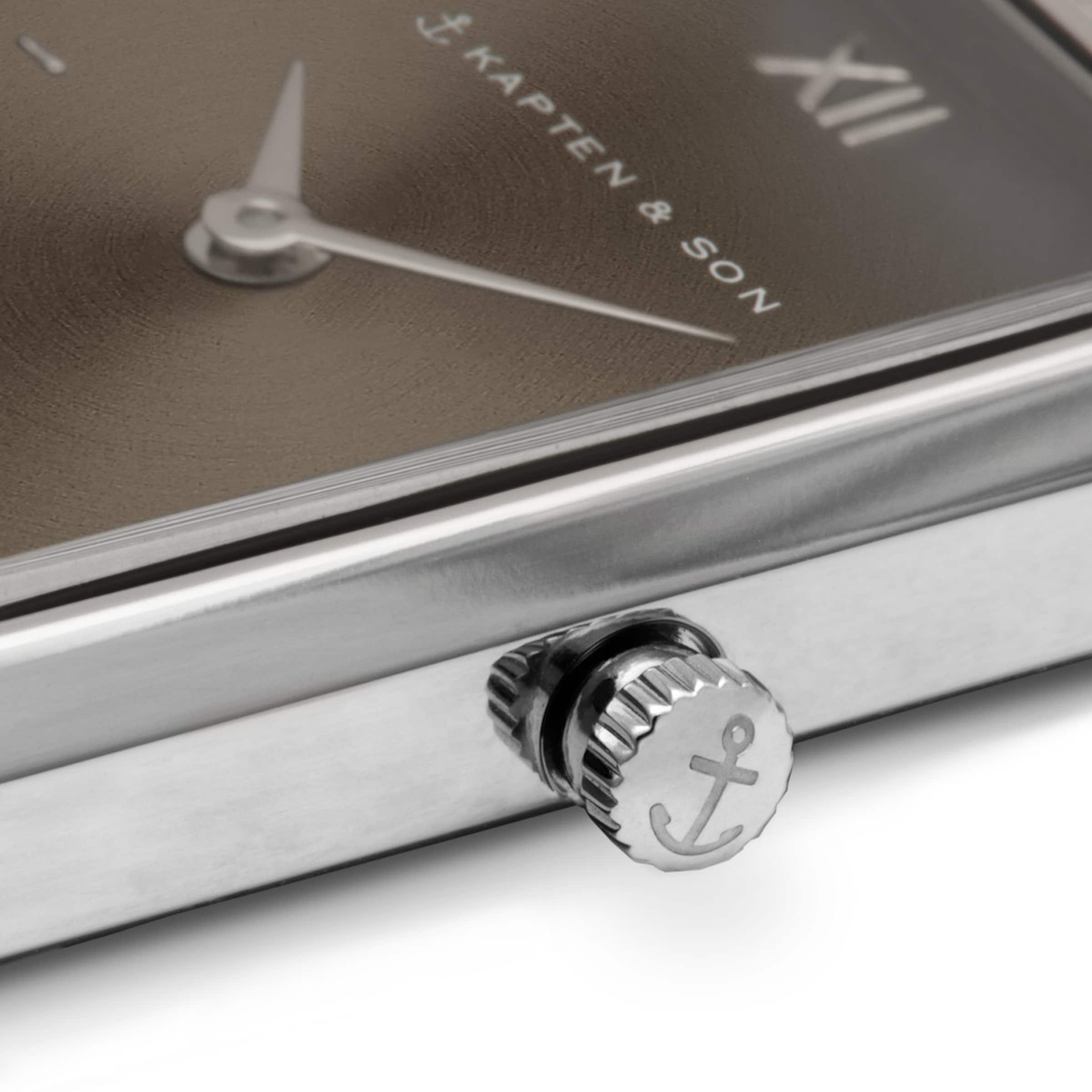 Grace Silver Brown Steel