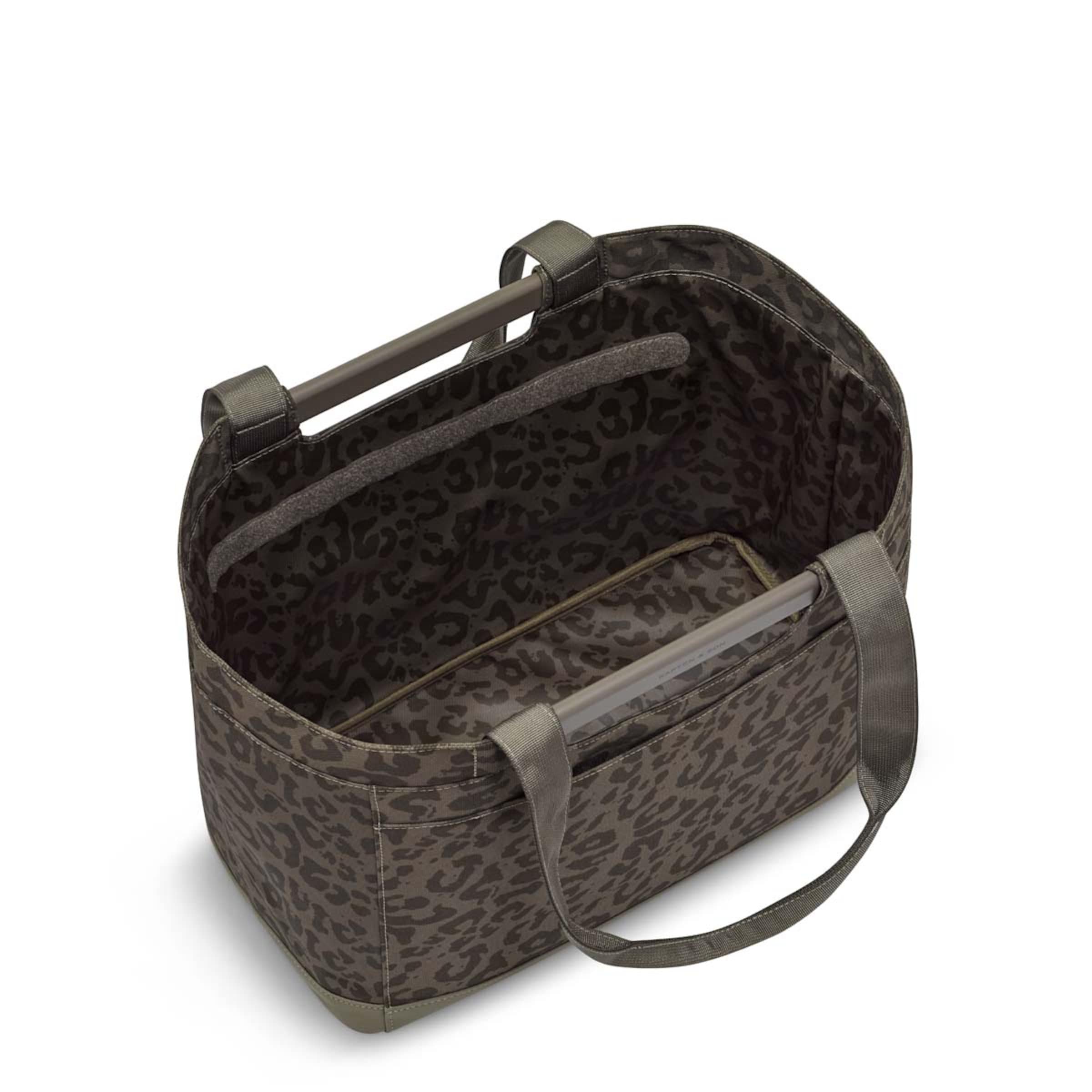 Vaasa Shopping Basket Leo Dark Brown