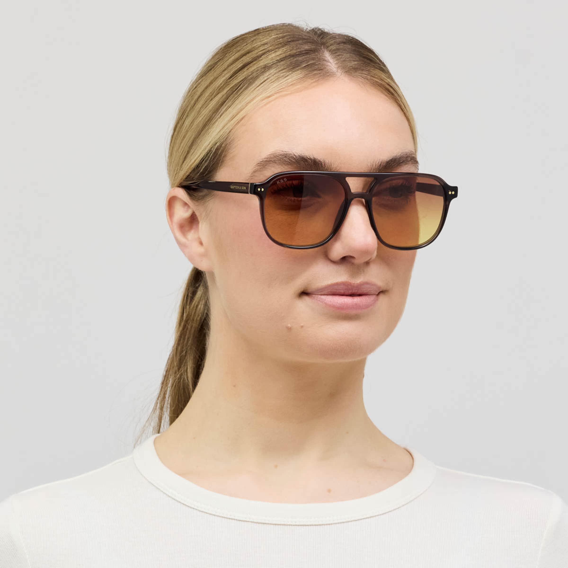 Zurich Oversize Mocha Gradient Brown