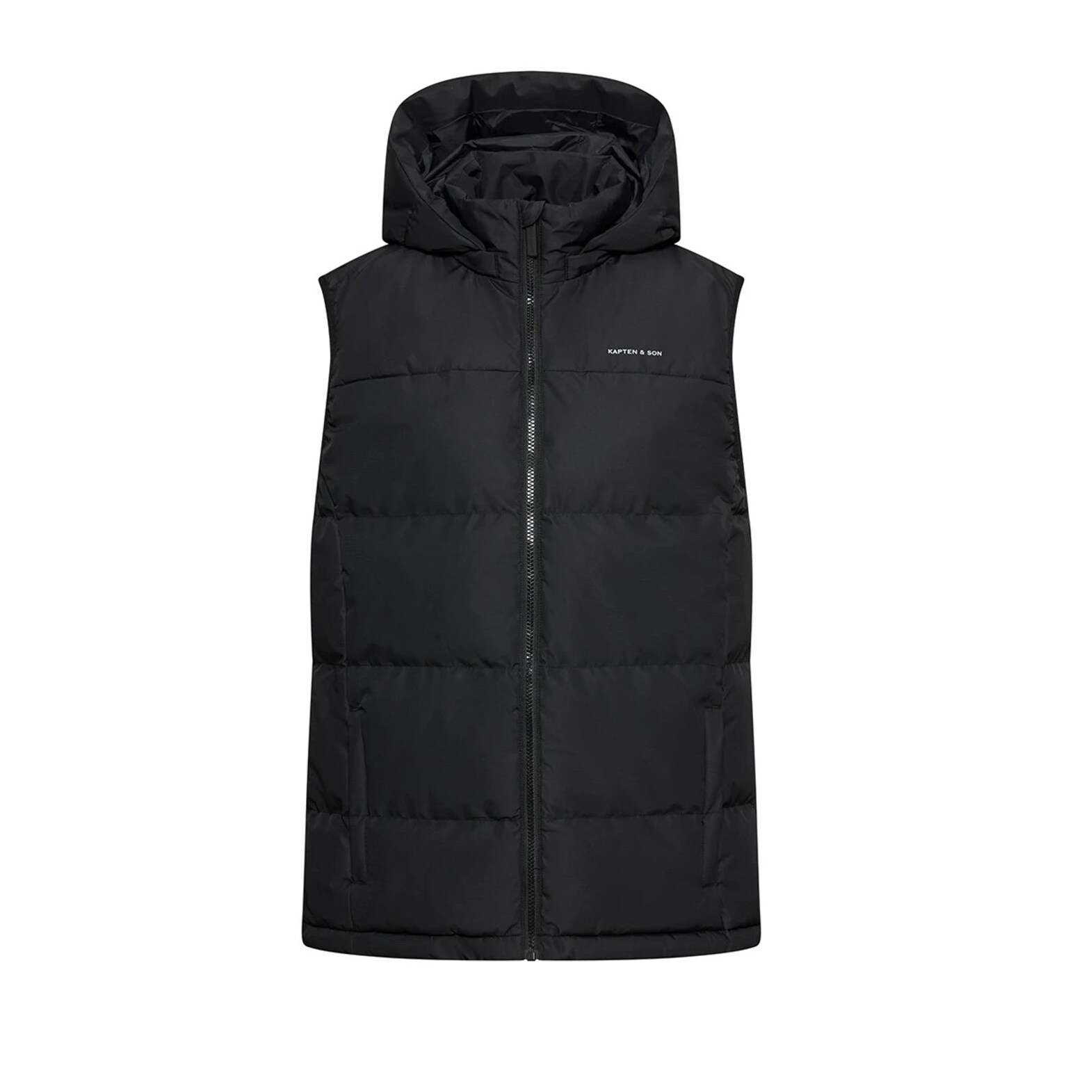 Puffer Vest, Puffer Vest All Black Schwarz, Bild 1 von 11