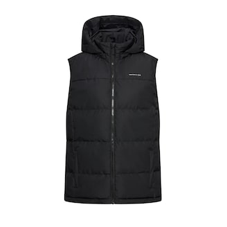 Puffer Vest, Puffer Vest All Black Schwarz