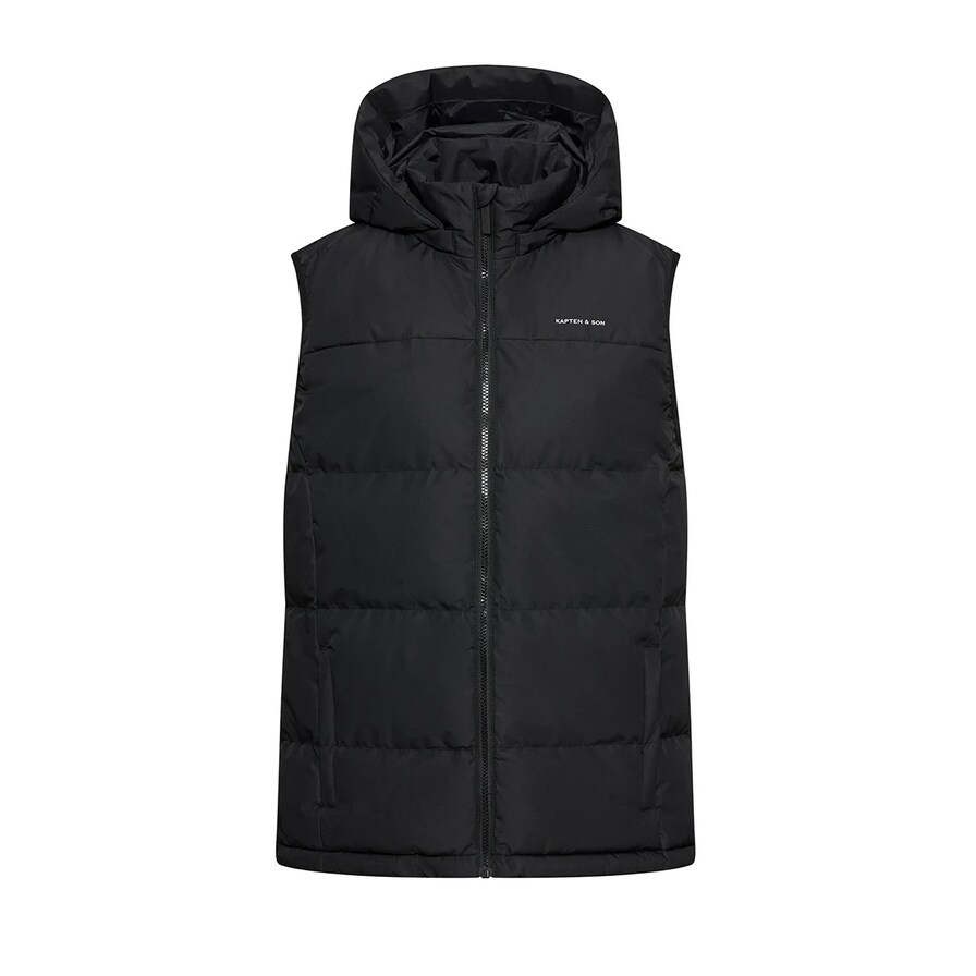 Puffer Vest, Puffer Vest All Black Schwarz, Bild 1 von 11