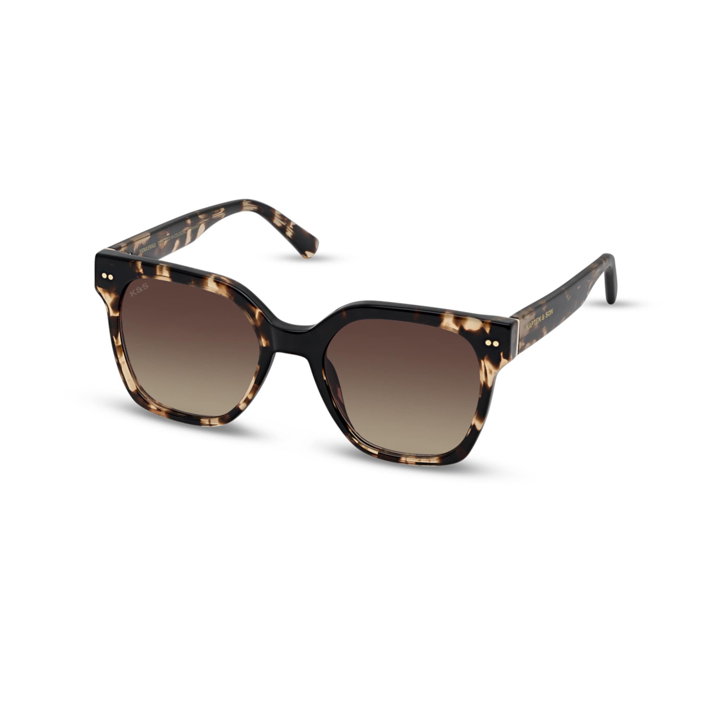 Siena Small Crystal Tortoise Brown