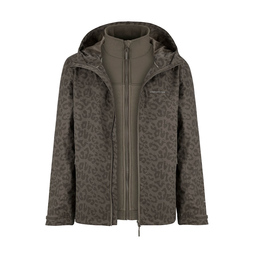 Everyday 3in1 Rain Jacket, Everyday 3in1 Rain Jacket Leo Dark Brown, Bruin, Afbeelding 1 van 12