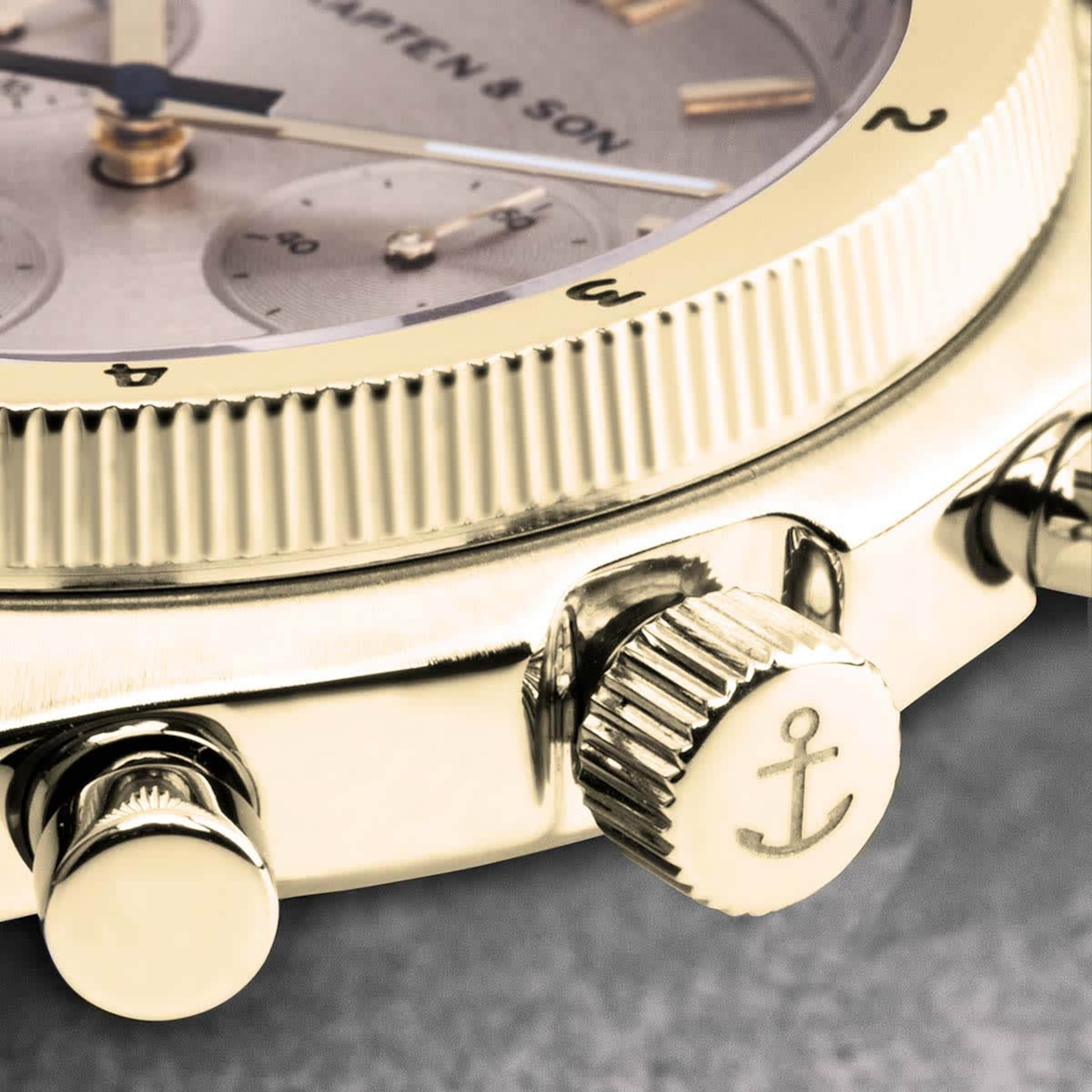 Rise Small Light Gold Cream Steel