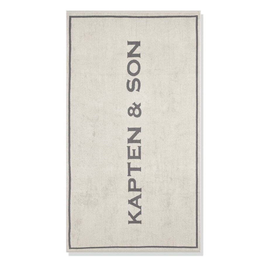 Towel, Towel Sand Grey Gris, Image 2 sur 2