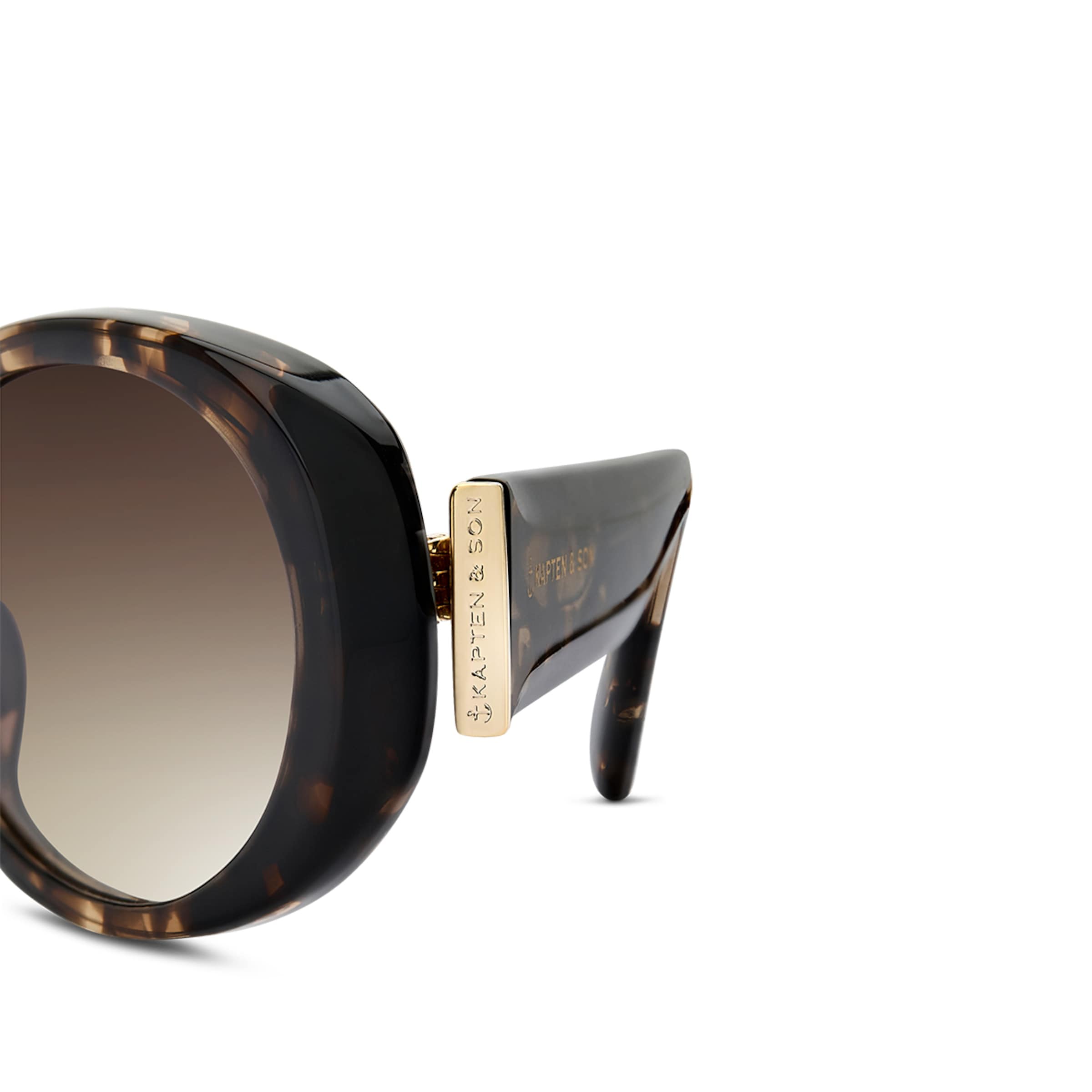 Milan Crystal Tortoise Brown