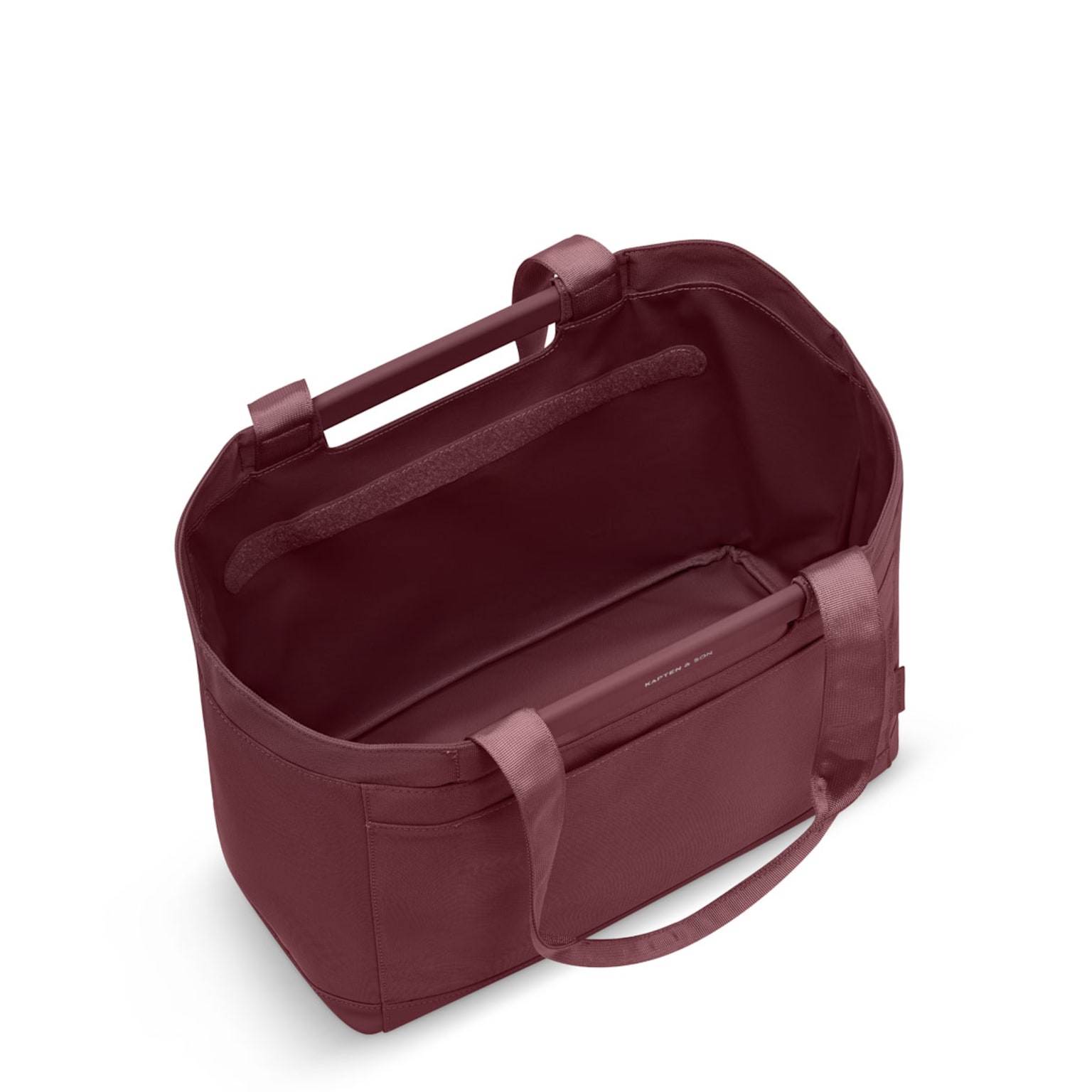 Vaasa Shopping Basket, Vaasa Shopping Basket Burgundy, Burgundy, Image 5 of 11