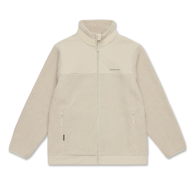 Teddy Fleece Jacket, Teddy Fleece Jacket Sandstone, Sandstone