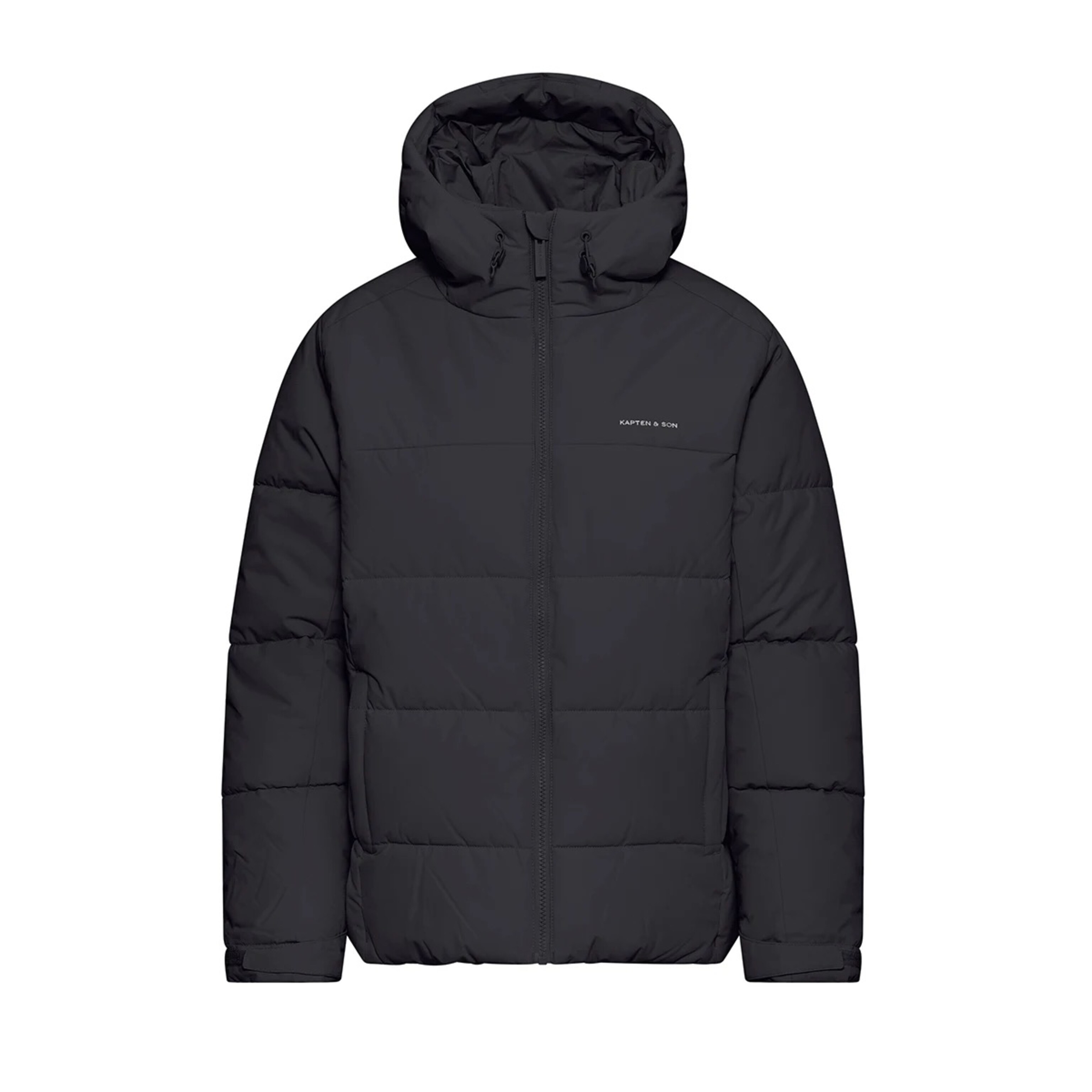 Nicht ausgewählt, Short Winter Puffer Jacket, Short Winter Puffer Jacket All Black Schwarz