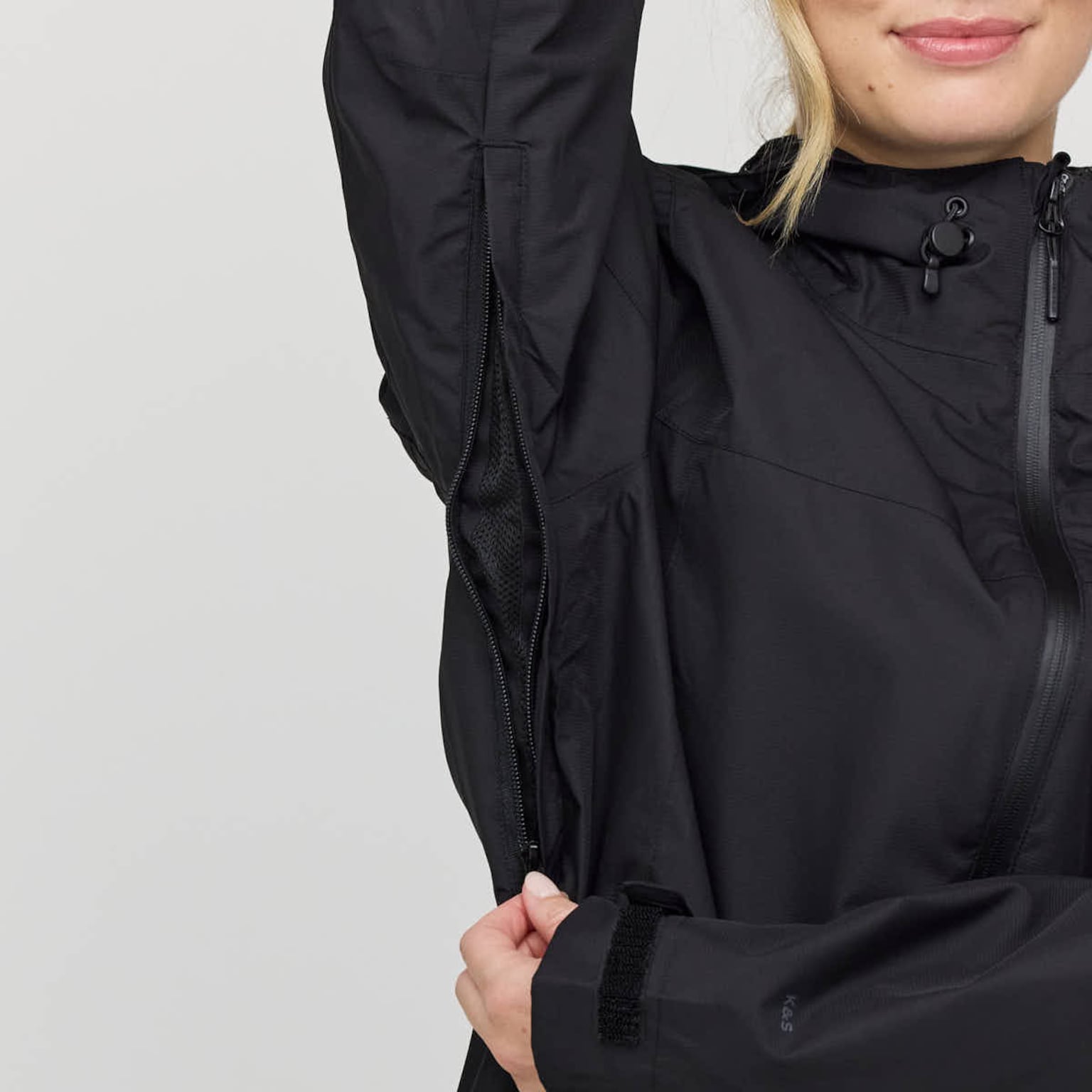 Heavy Rain Jacket, Heavy Rain Jacket All Black, Zwart, Afbeelding 7 van 10