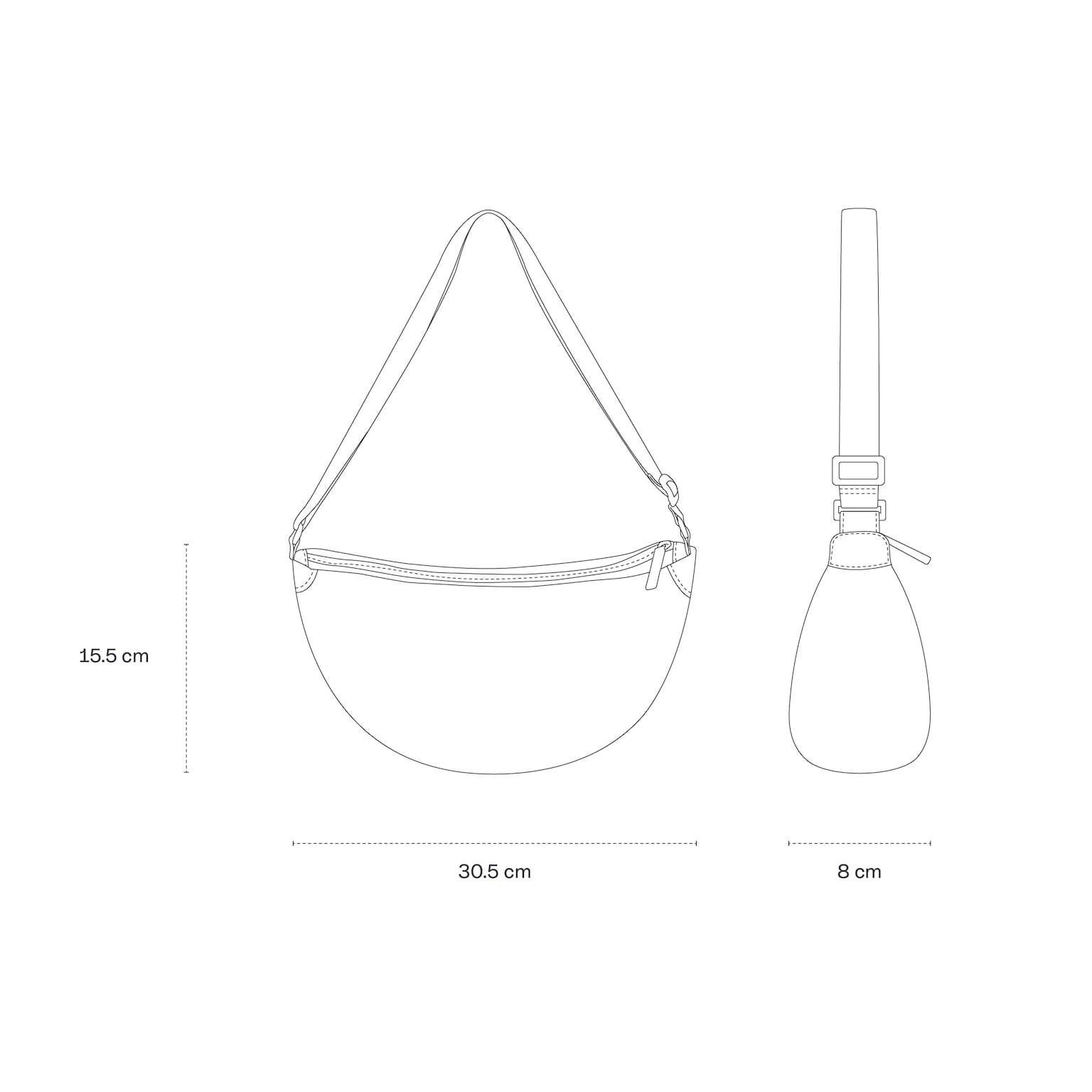 Essential Moon Bag, Essential Moon Bag Sandstone Sandstone, Bild 6 von 6