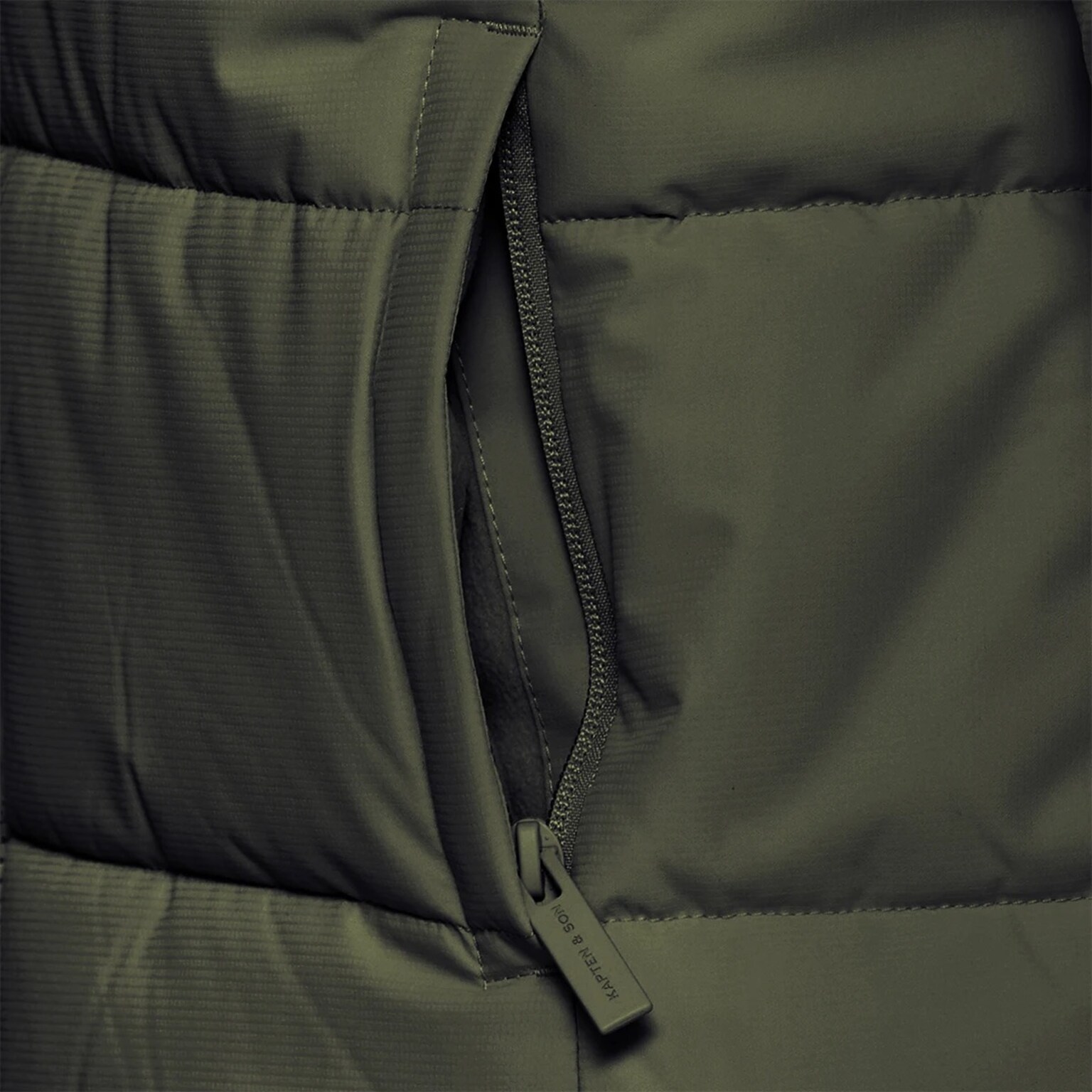 Short Winter Puffer Jacket, Short Winter Puffer Jacket Olive Olive, Bild 6 von 8