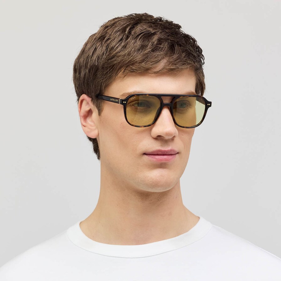 Zurich Oversize Small, Zurich Oversize Small Dark Tortoise Green, Tortoise, Afbeelding 3 van 6