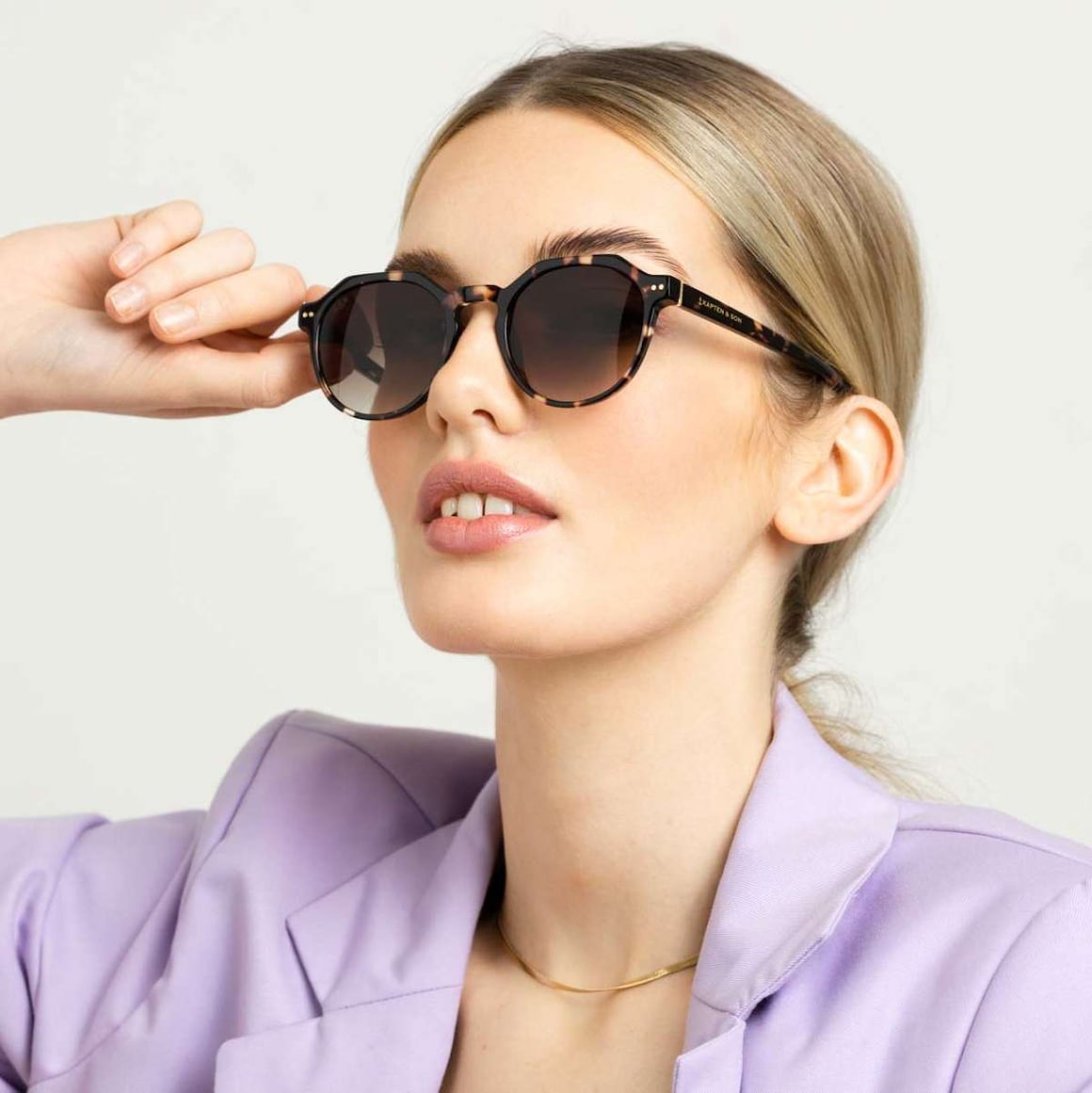 Kapten & Son Sonnenbrille Marais – Runde Unisex-Brille Mit UV-Schutz, Aus Bio-Acetat, Kat. 3, 138 Mm Breite