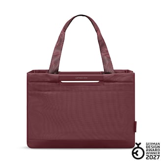 Vaasa Shopping Basket, Vaasa Shopping Basket Burgundy, Burgundy