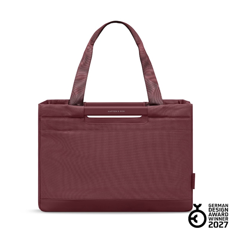 Vaasa Shopping Basket, Vaasa Shopping Basket Burgundy, Burgundy