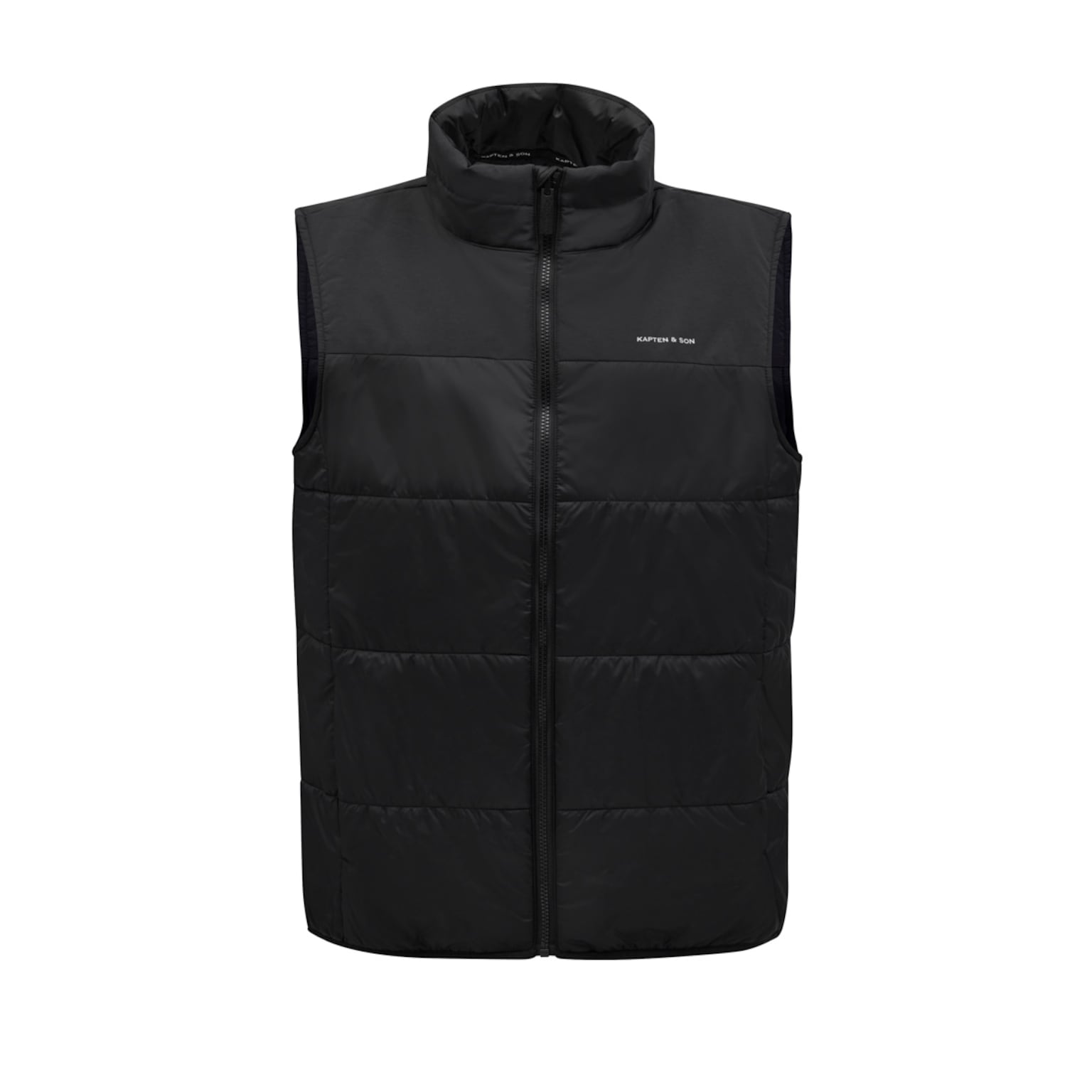 Light Puffer Vest, Light Puffer Vest All Black, Zwart, Afbeelding 1 van 8