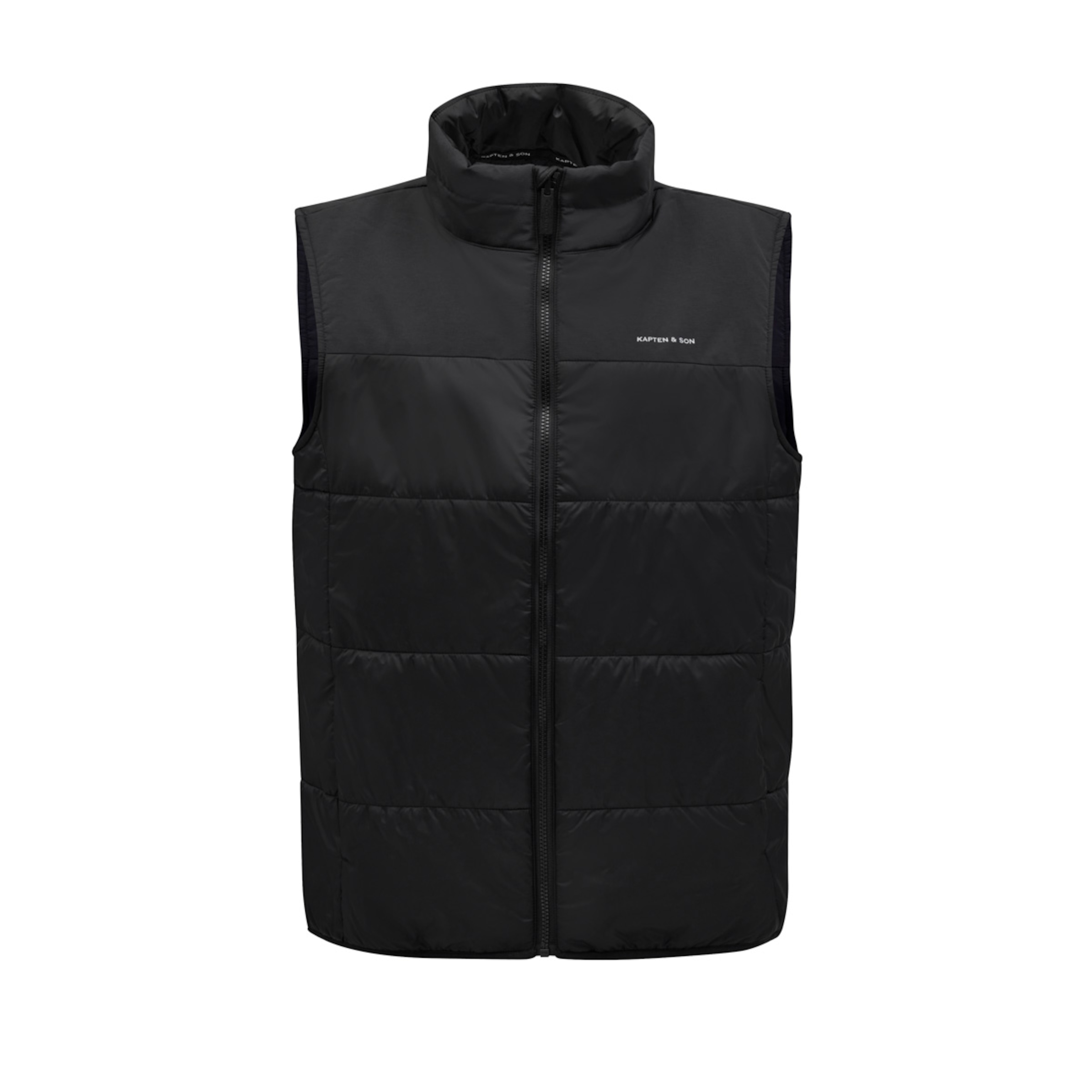 Niet geselecteerd, Light Puffer Vest, Light Puffer Vest All Black, Zwart