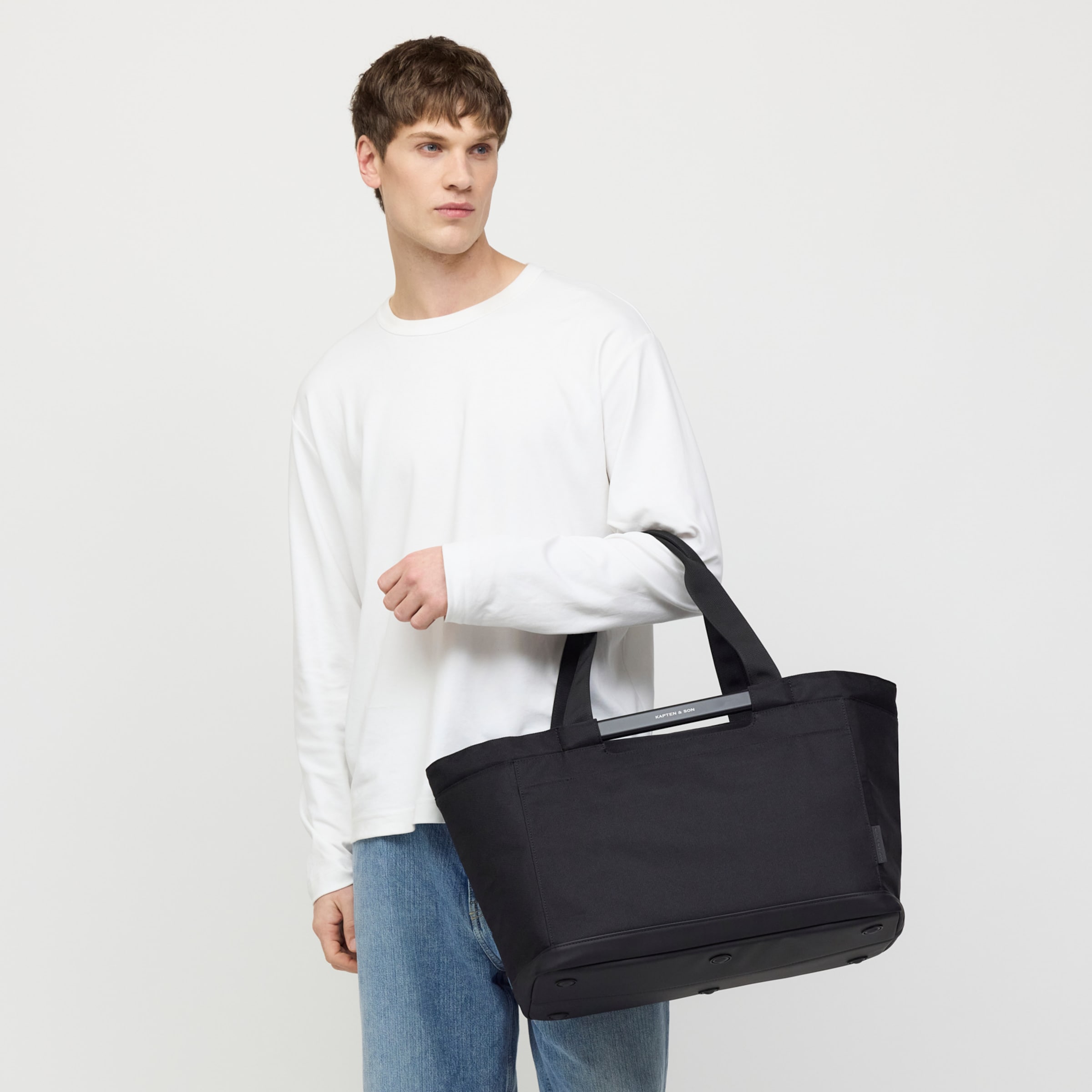 Vaasa Shopping Basket All Black