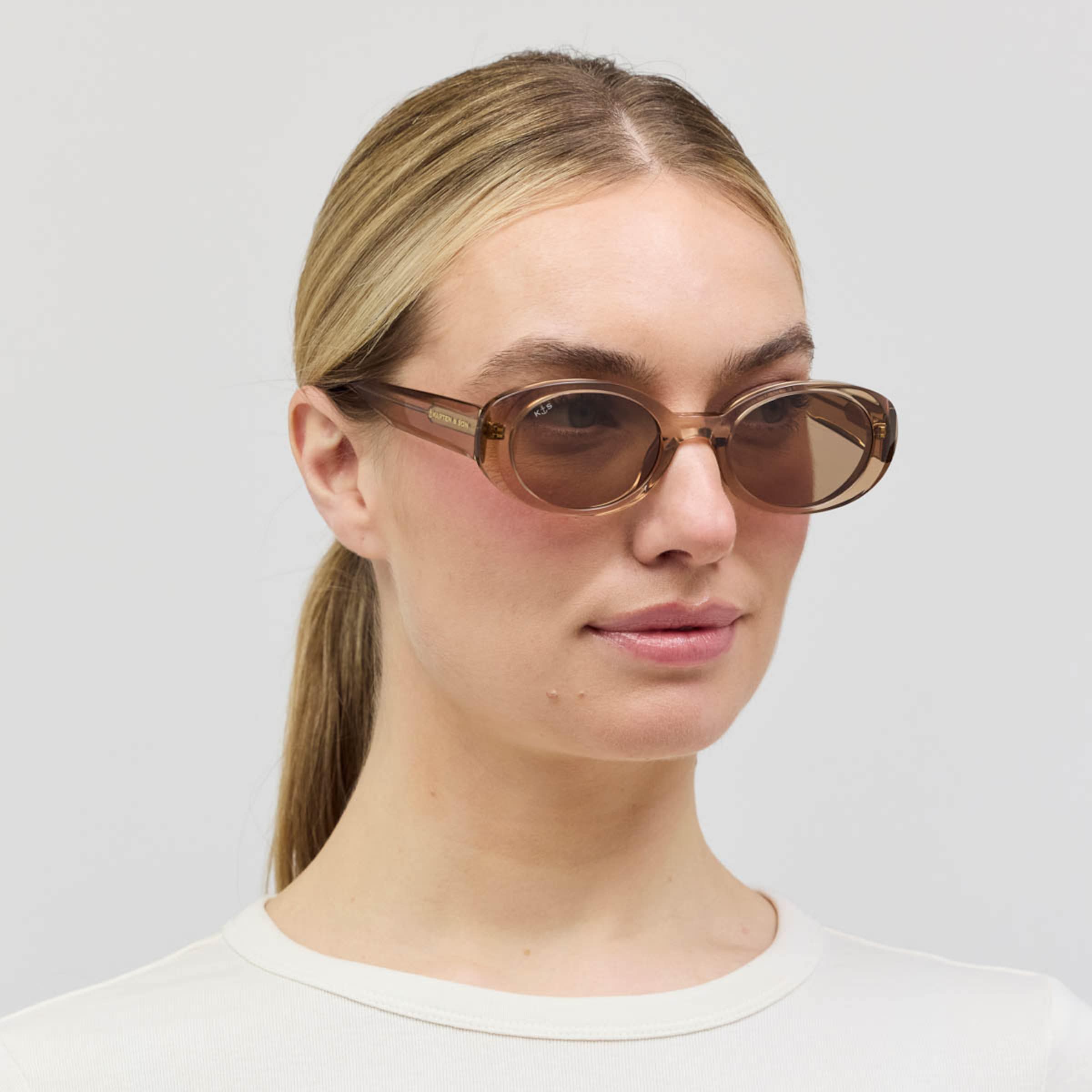 Milan Transparent Hazel Light Brown