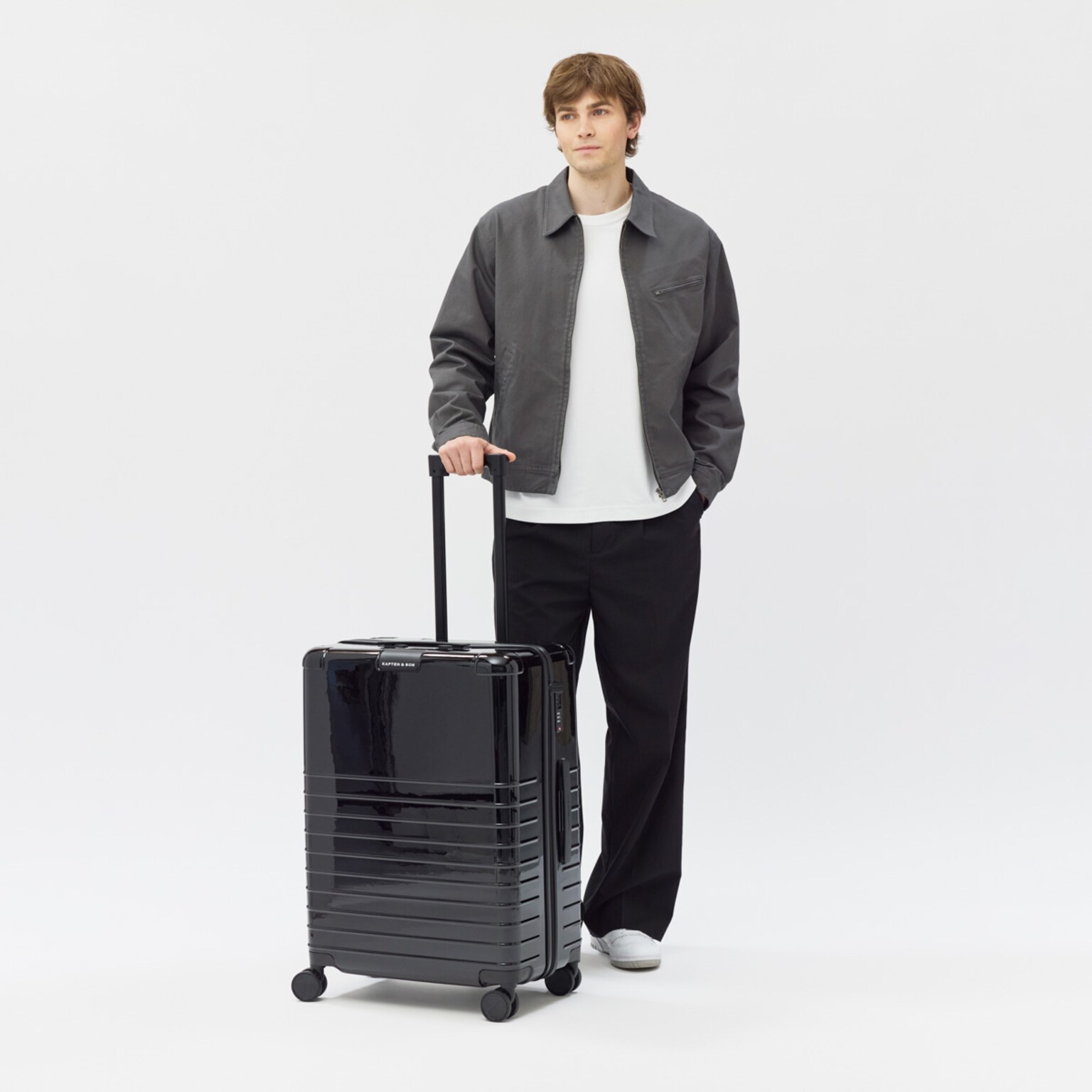 Heathrow Essential Check In, Heathrow Essential Check In All Black, Zwart, Afbeelding 3 van 11
