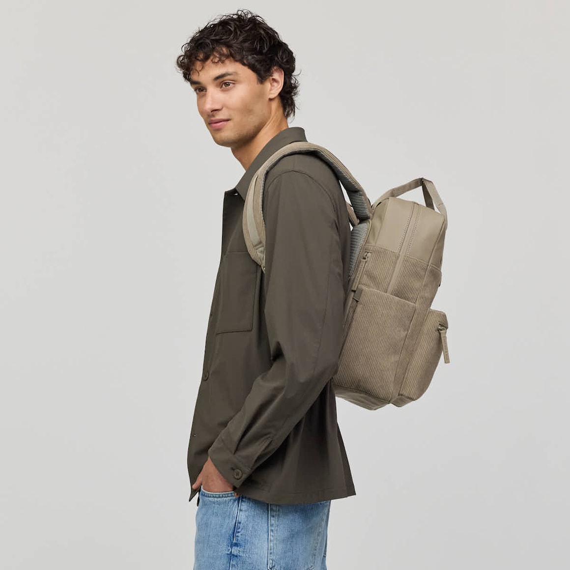 Bergen Pro Cord Dusty Khaki