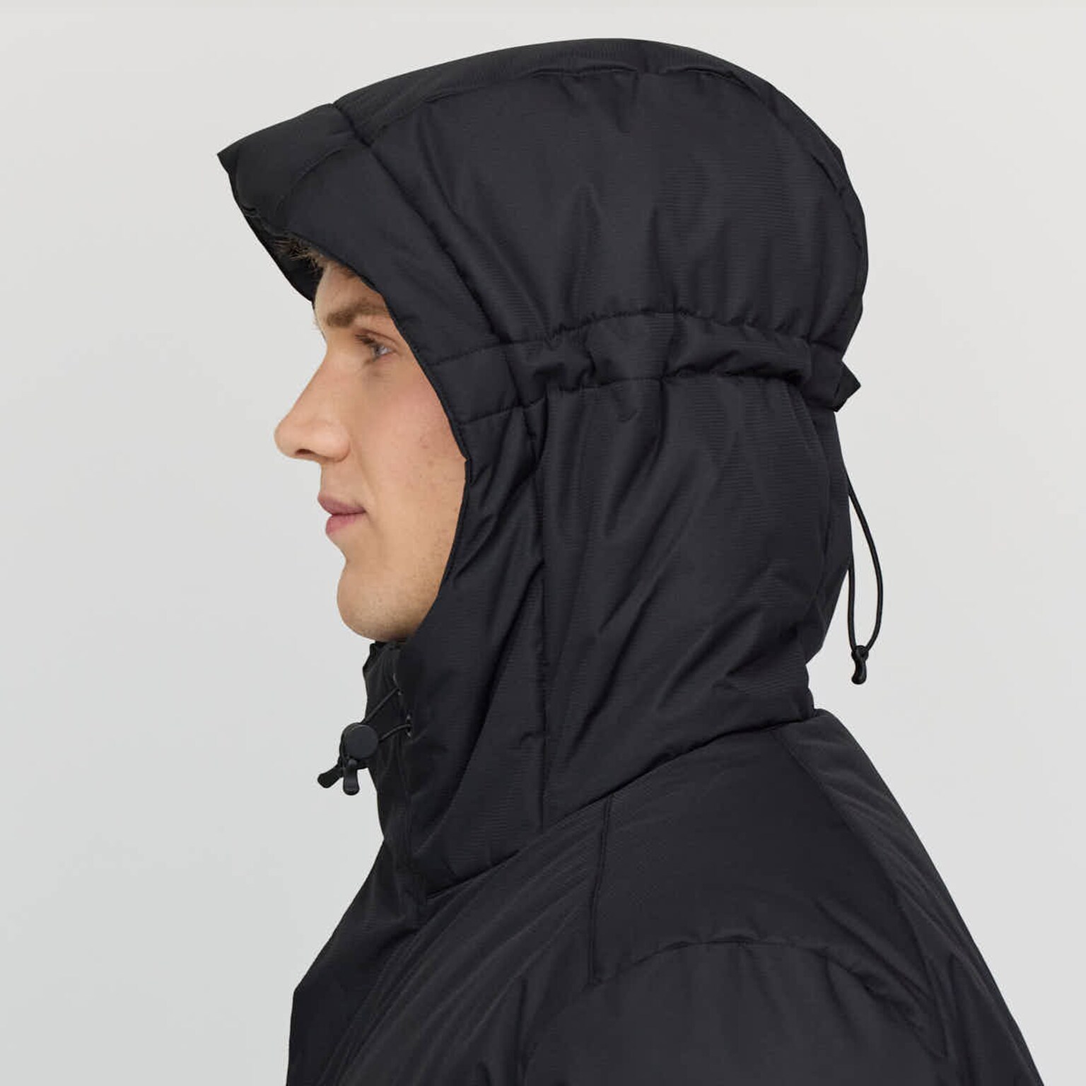 Winter Puffer Jacket, Winter Puffer Jacket All Black, Zwart, Afbeelding 5 van 12