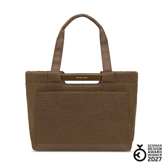 Vaasa Shopping Basket, Vaasa Shopping Basket Fleece Mocha Brown Mocha Brown