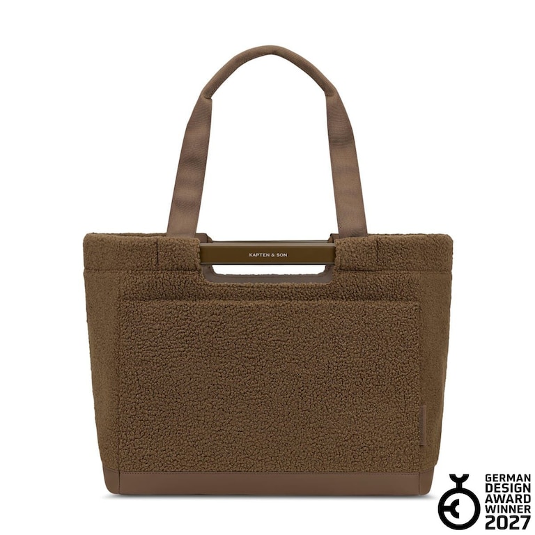 Vaasa Shopping Basket, Vaasa Shopping Basket Fleece Mocha Brown Mocha Brown