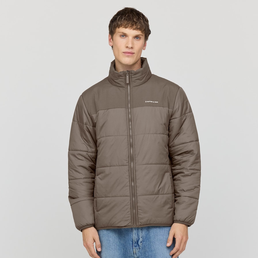 Puffer Jacket, Puffer Jacket Taupe, Taupe, Afbeelding 3 van 7