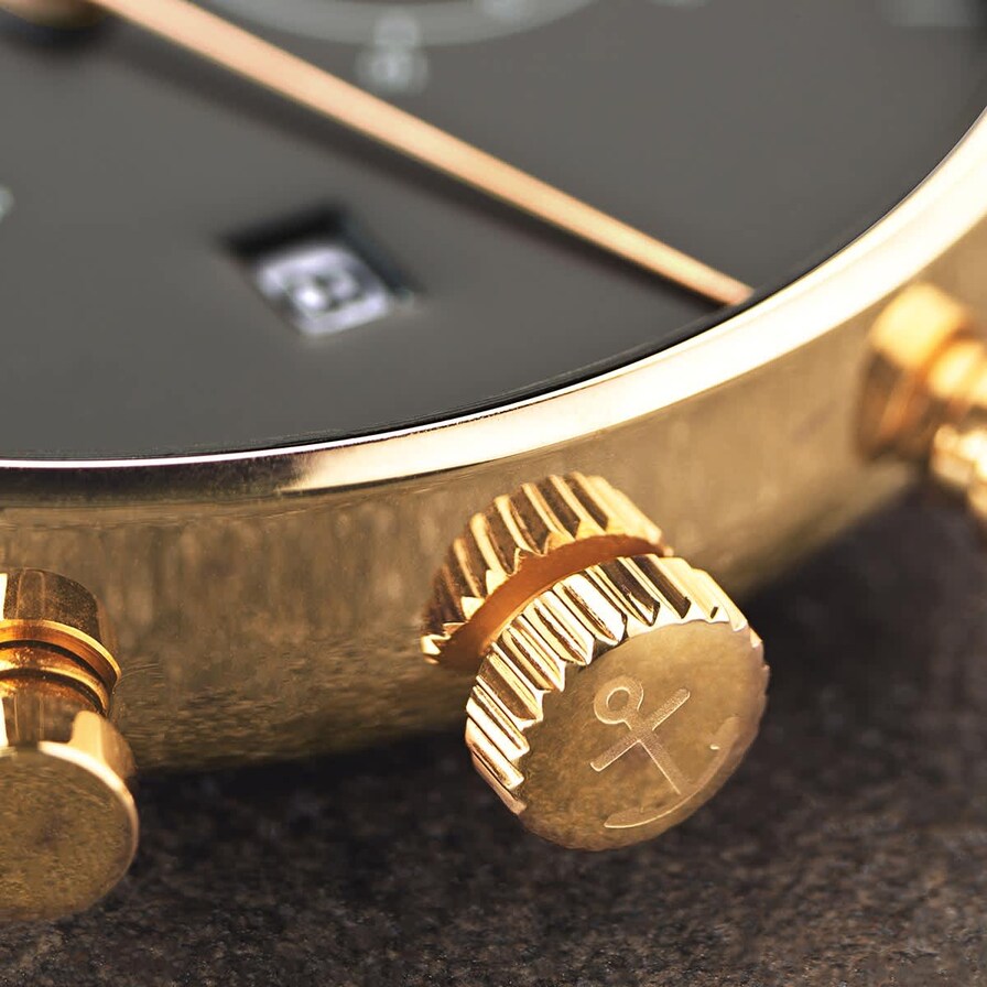 Chrono Small, Chrono Small Gold Black Steel, Goud, Afbeelding 4 van 7