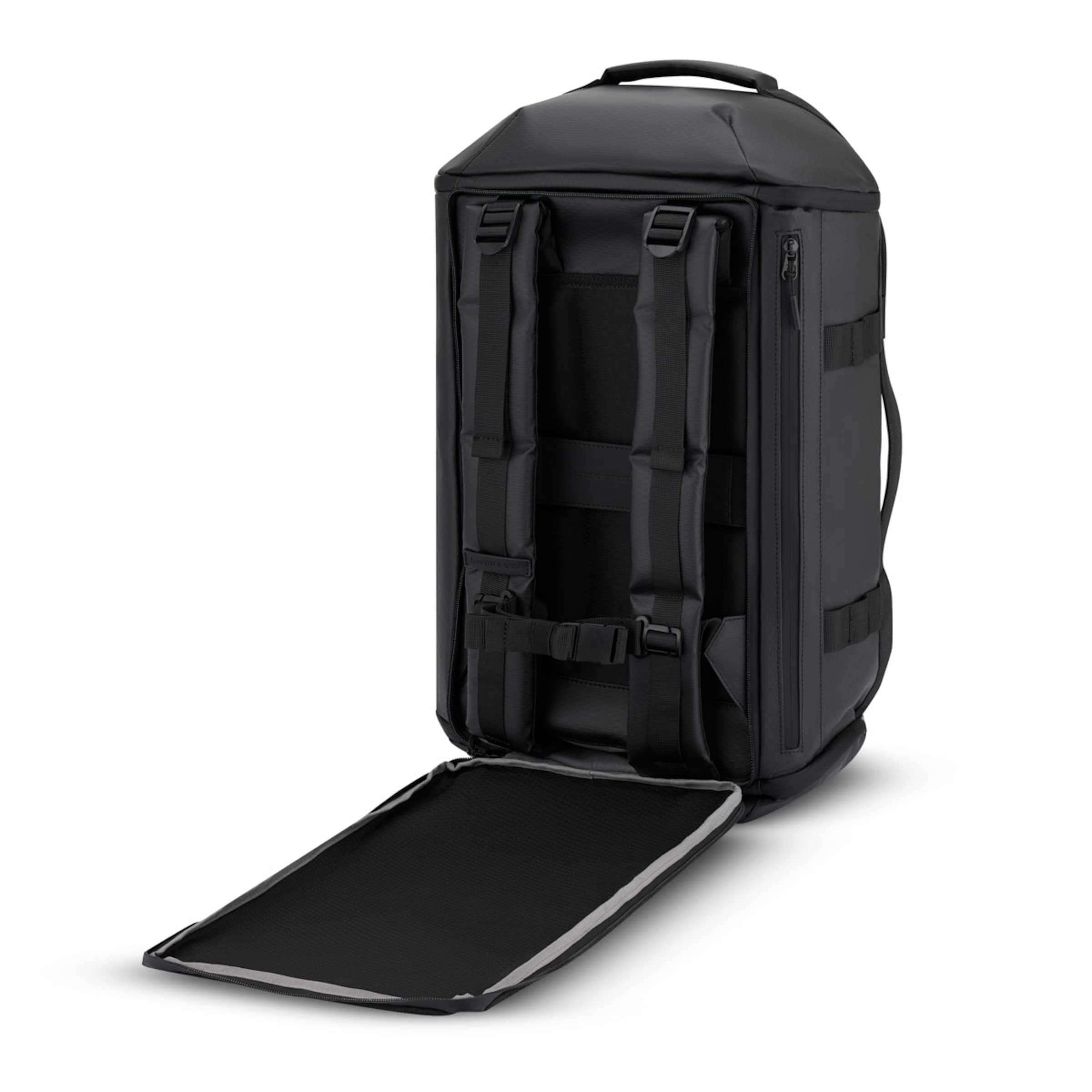 Lisbon Duffle Backpack Small All Black 