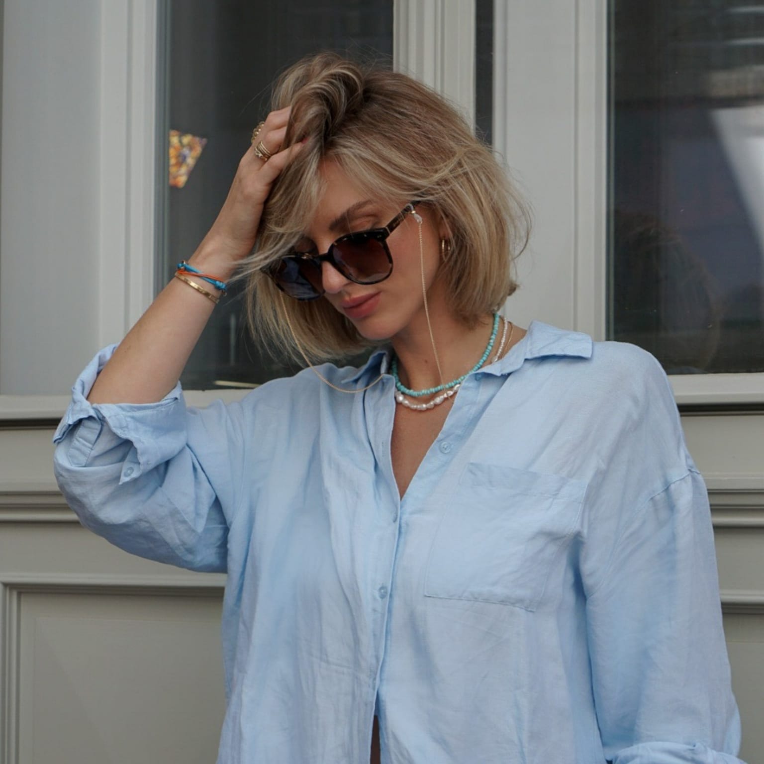 Arona, Eyewear Chain Arona, Goud, Afbeelding 2 van 6