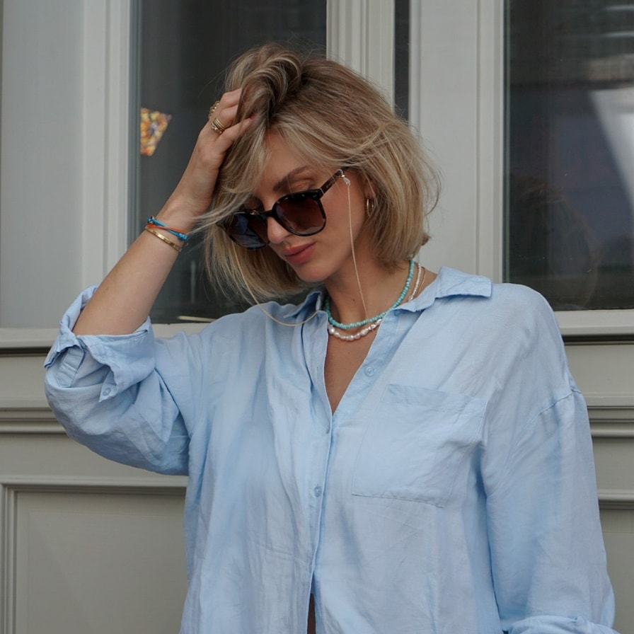 Arona, Eyewear Chain Arona, Goud, Afbeelding 2 van 6
