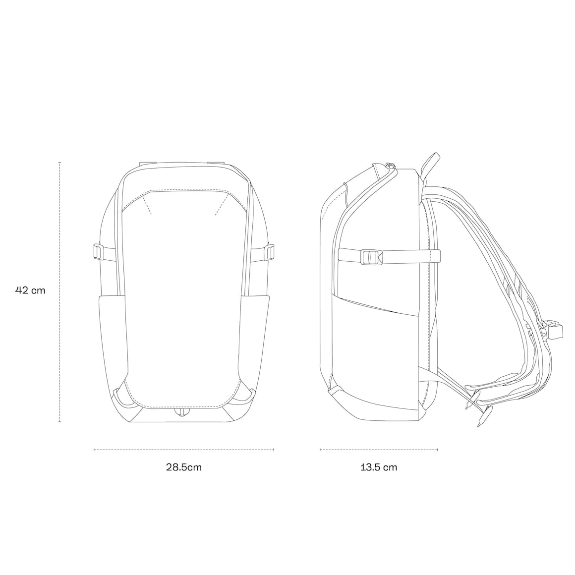 Åre Daypack Lite All Black