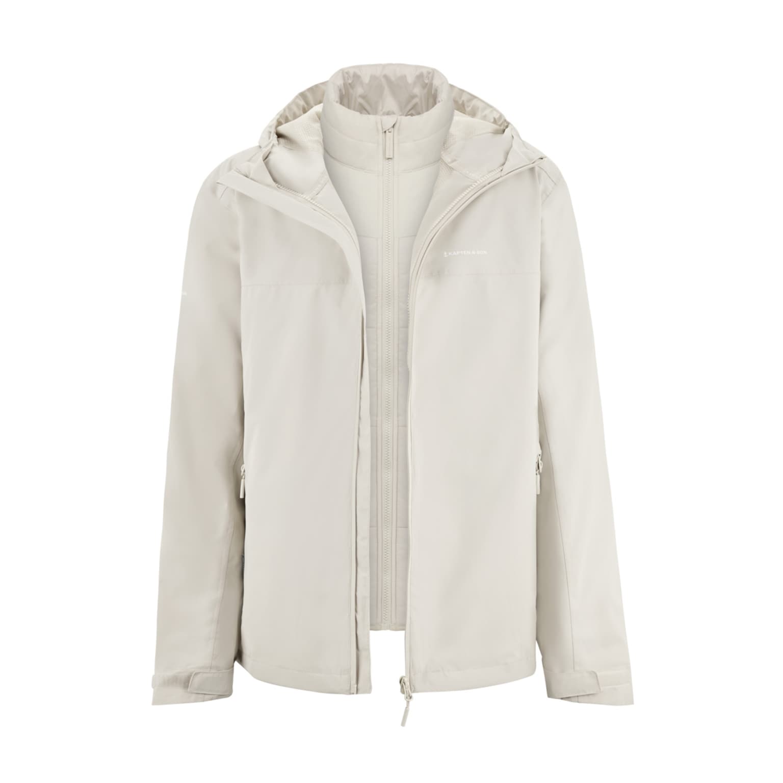 Puffer 3in1 Rain Jacket, Puffer 3in1 Rain Jacket Sandstone, Sandstone, Afbeelding 1 van 15