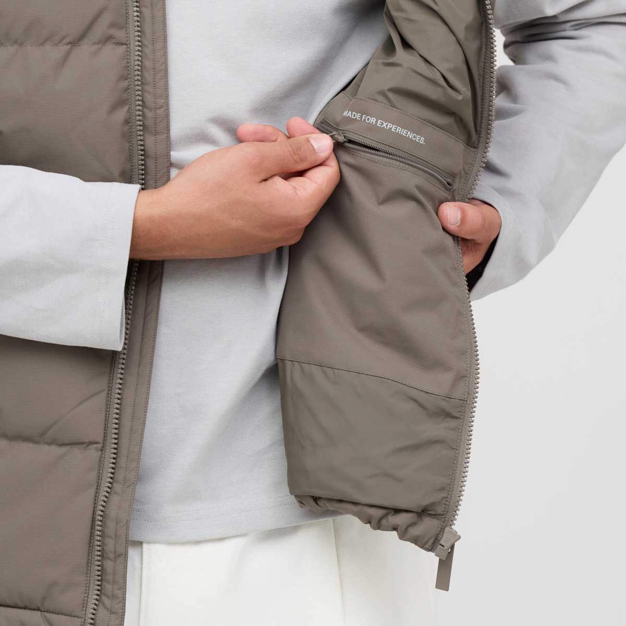 Puffer Vest Taupe